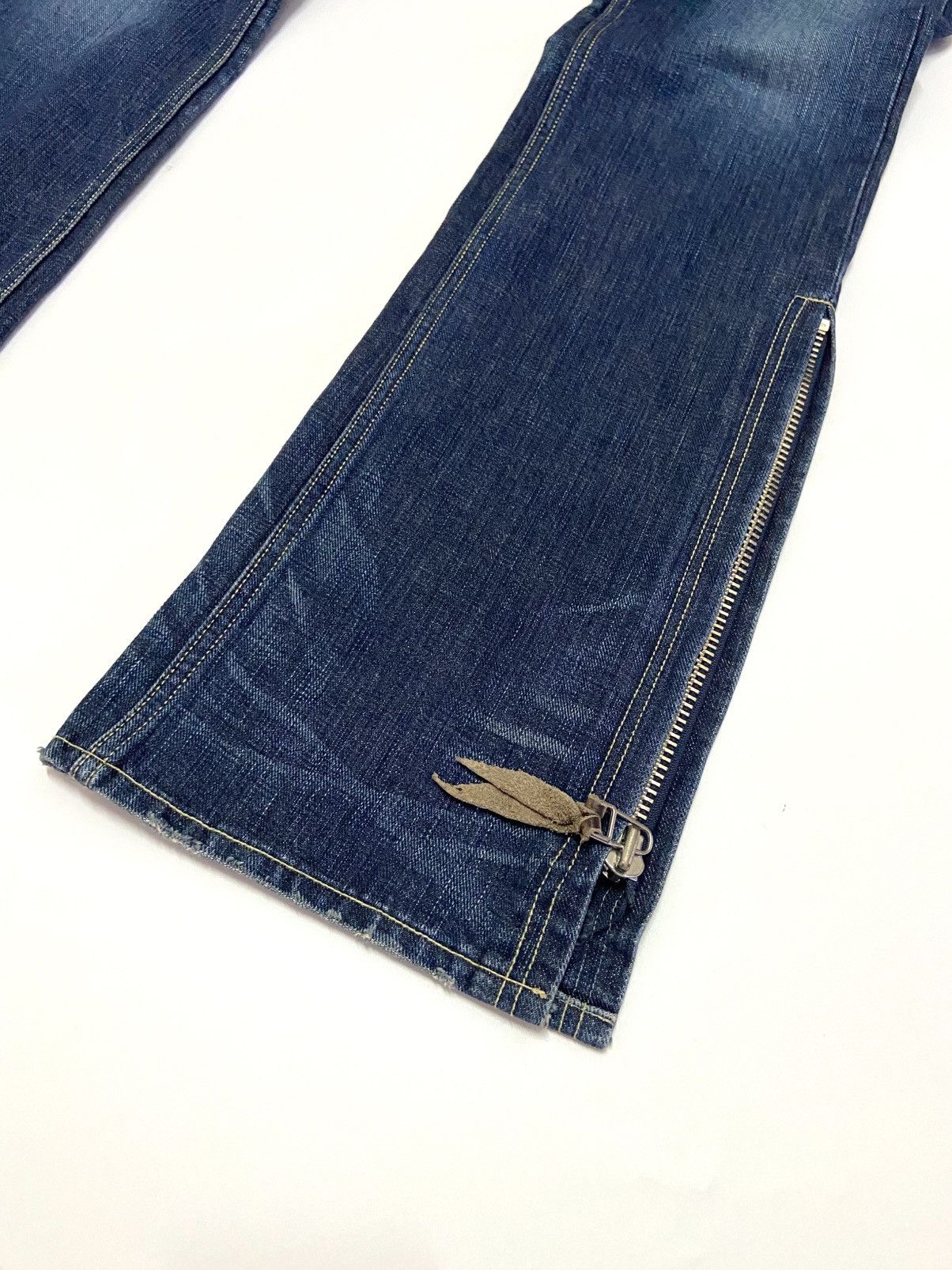 Japanese Brand SKULL FLIGHT SS BOOTCUT JEANS Size US 33 - 23 Thumbnail