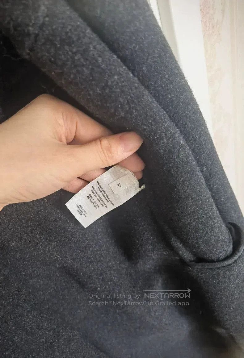The Row THE ROW Gray Oversized Coat. Size US L / EU 52-54 / 3 - 7 Thumbnail
