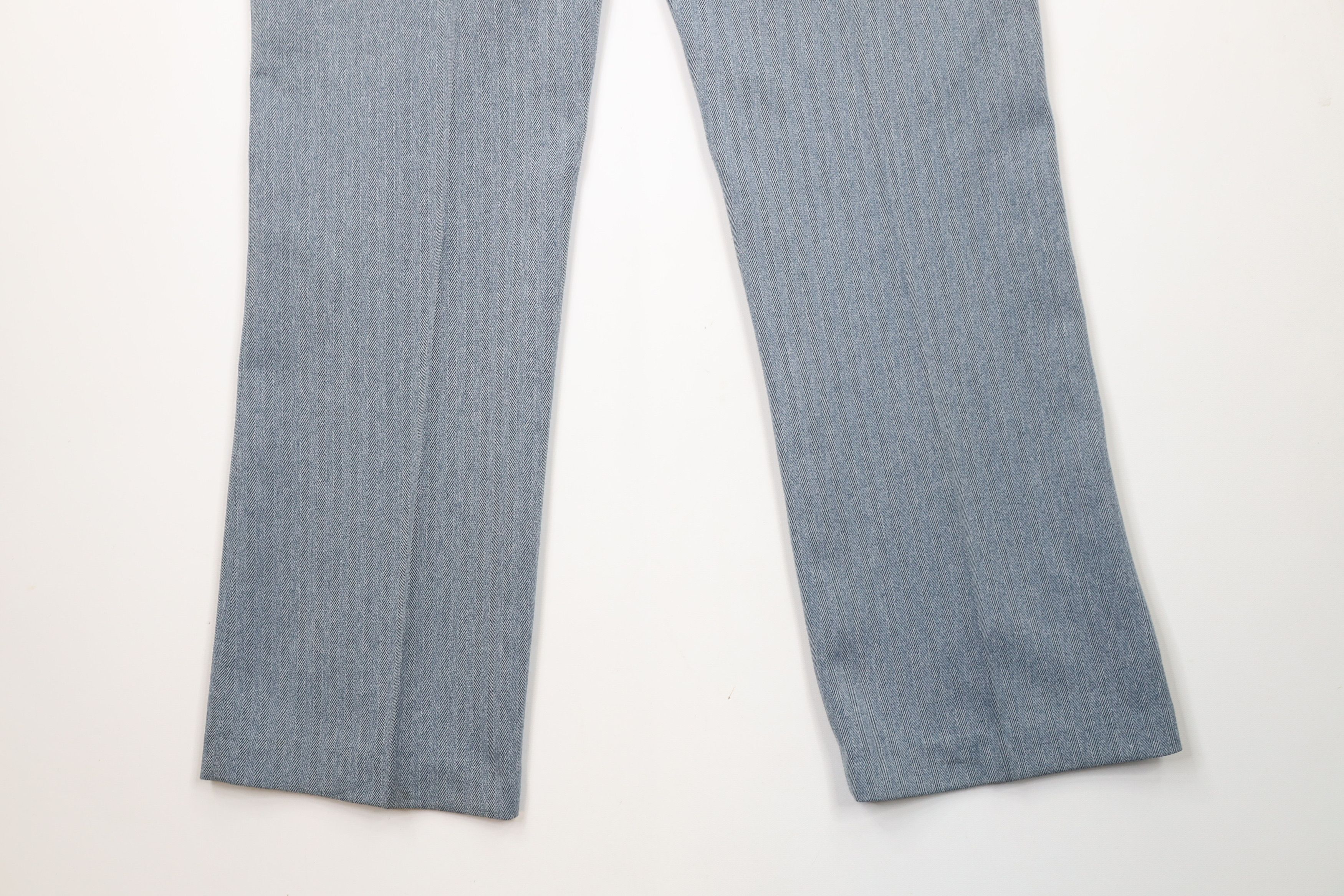 Vintage Vintage 70s Streetwear Herringbone Wide Leg Chino Pants USA Size US 38 / EU 54 - 14 Thumbnail