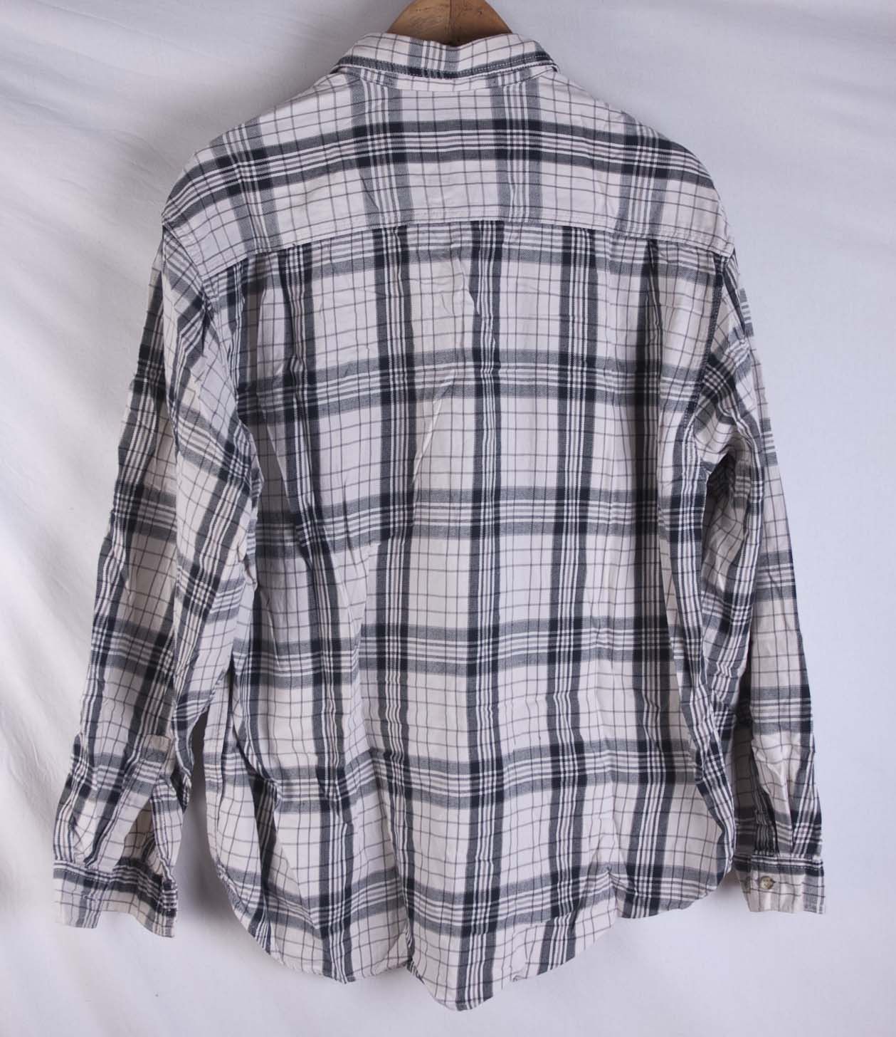 Levi's Levis Shirt Flannel Size M White / Gray Plaid Size US M / EU 48-50 / 2 - 6 Thumbnail
