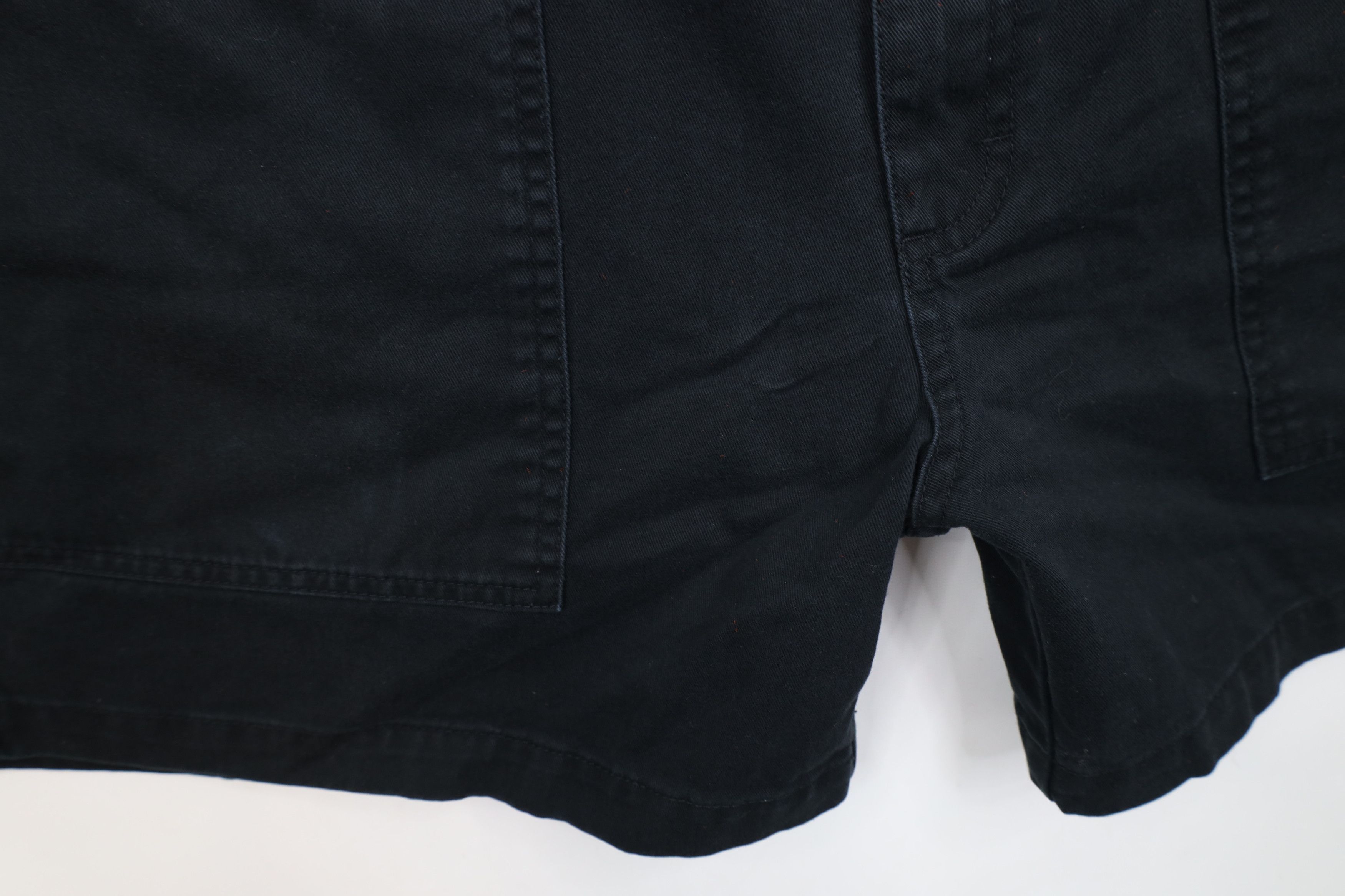 Cabelas × Vintage Vintage 90s Cabelas Above Knee Cargo Shorts Black Cotton Size US 40 / EU 56 - 5 Thumbnail