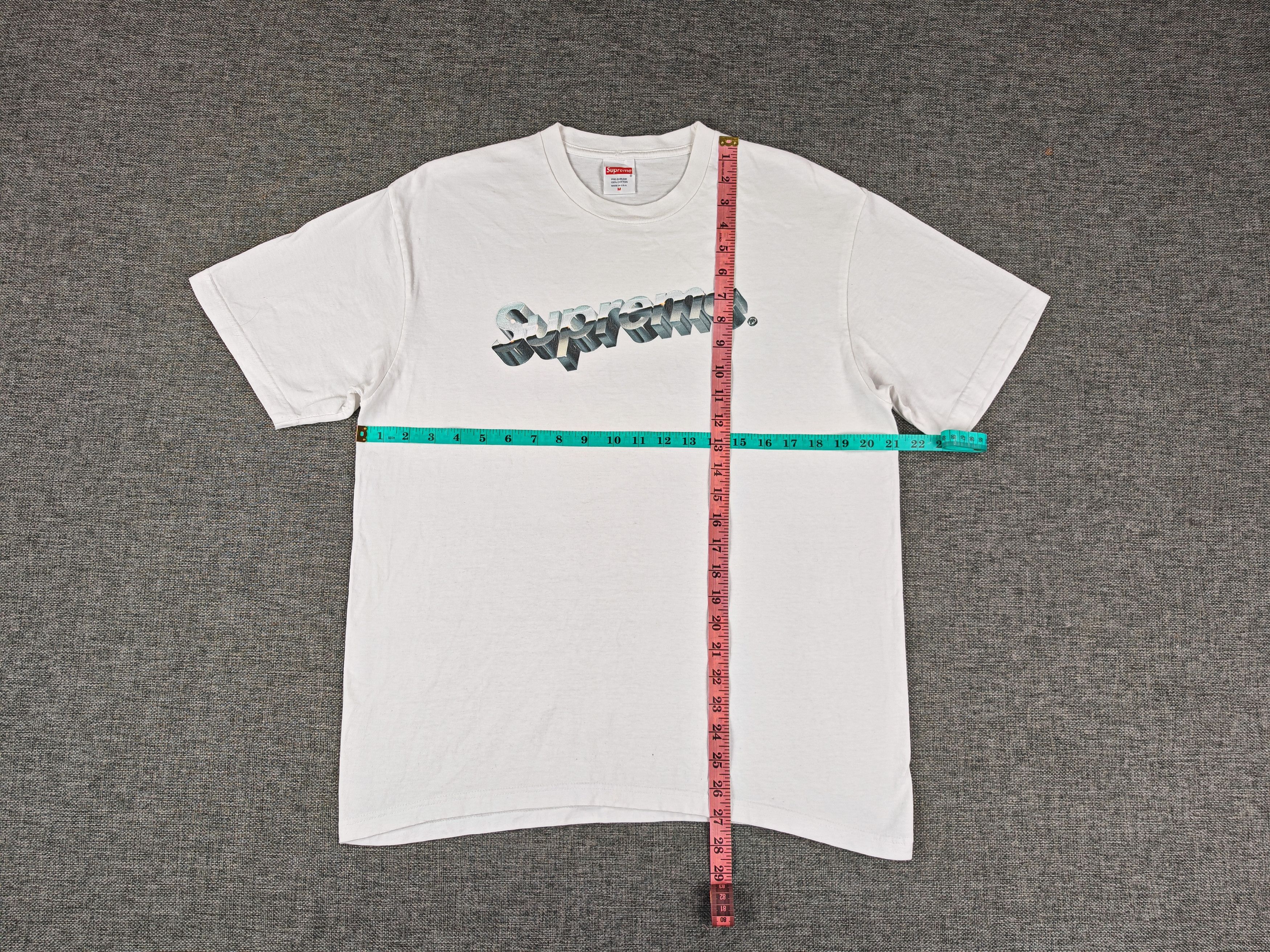 Supreme Supreme Big 3D Logo Tee Size US M / EU 48-50 / 2 - 3 Thumbnail