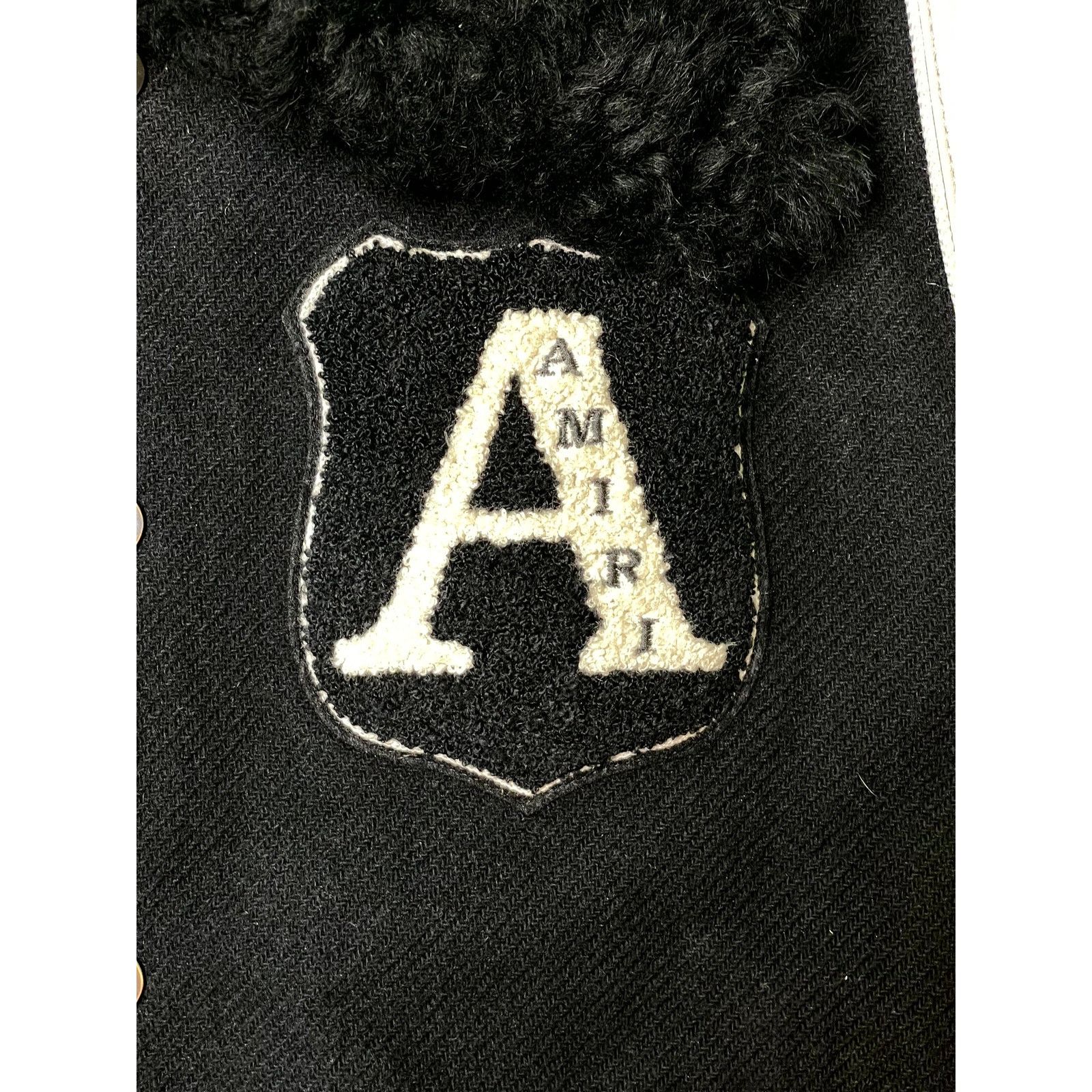 Amiri Amiri Team Varsity Black Jacket (Removable Shearling) Size US M / EU 48-50 / 2 - 4 Thumbnail