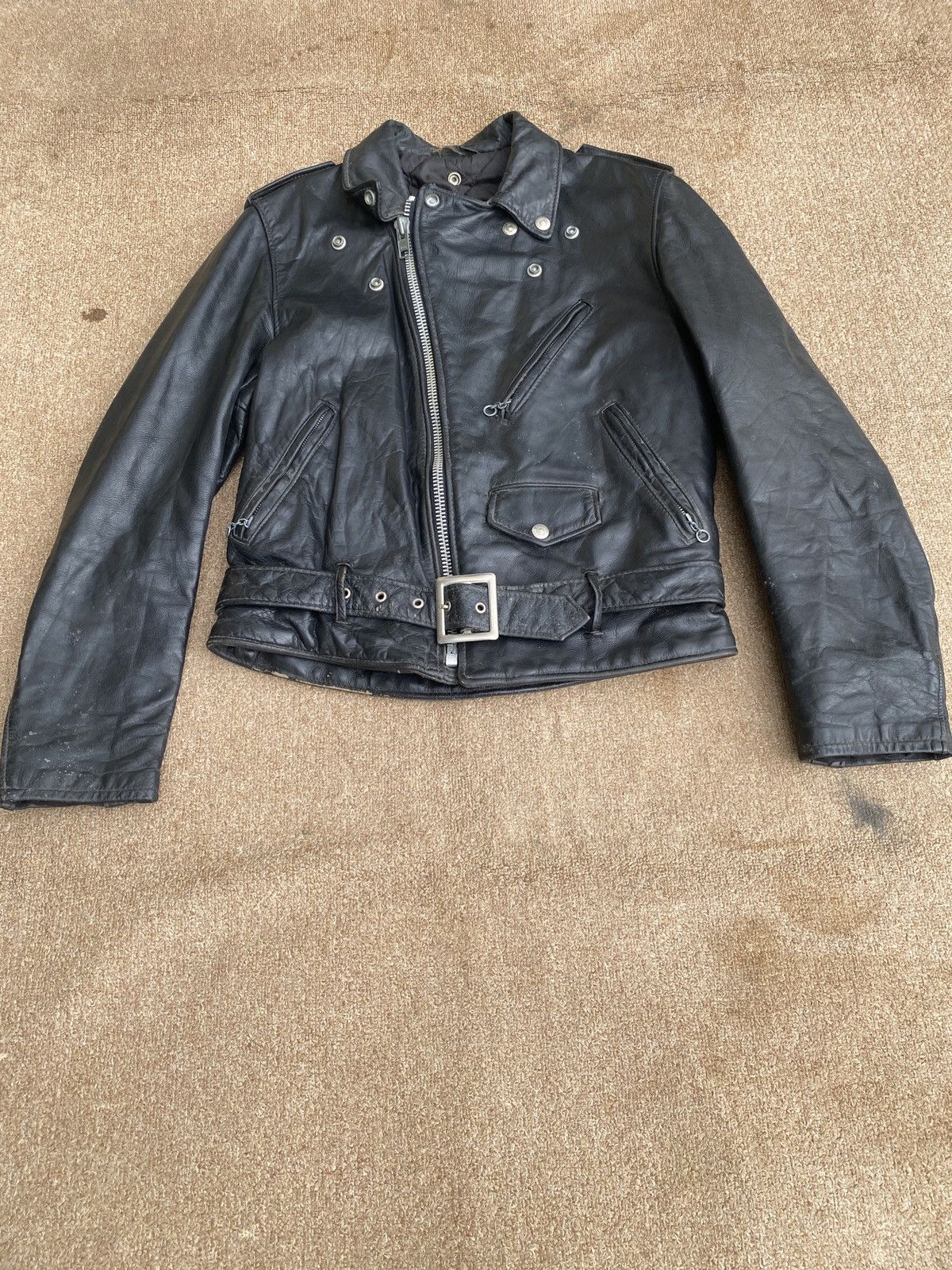 Schott × Vintage Vintage schott perfector double colar leather jacket Size US M / EU 48-50 / 2 - 16 Thumbnail