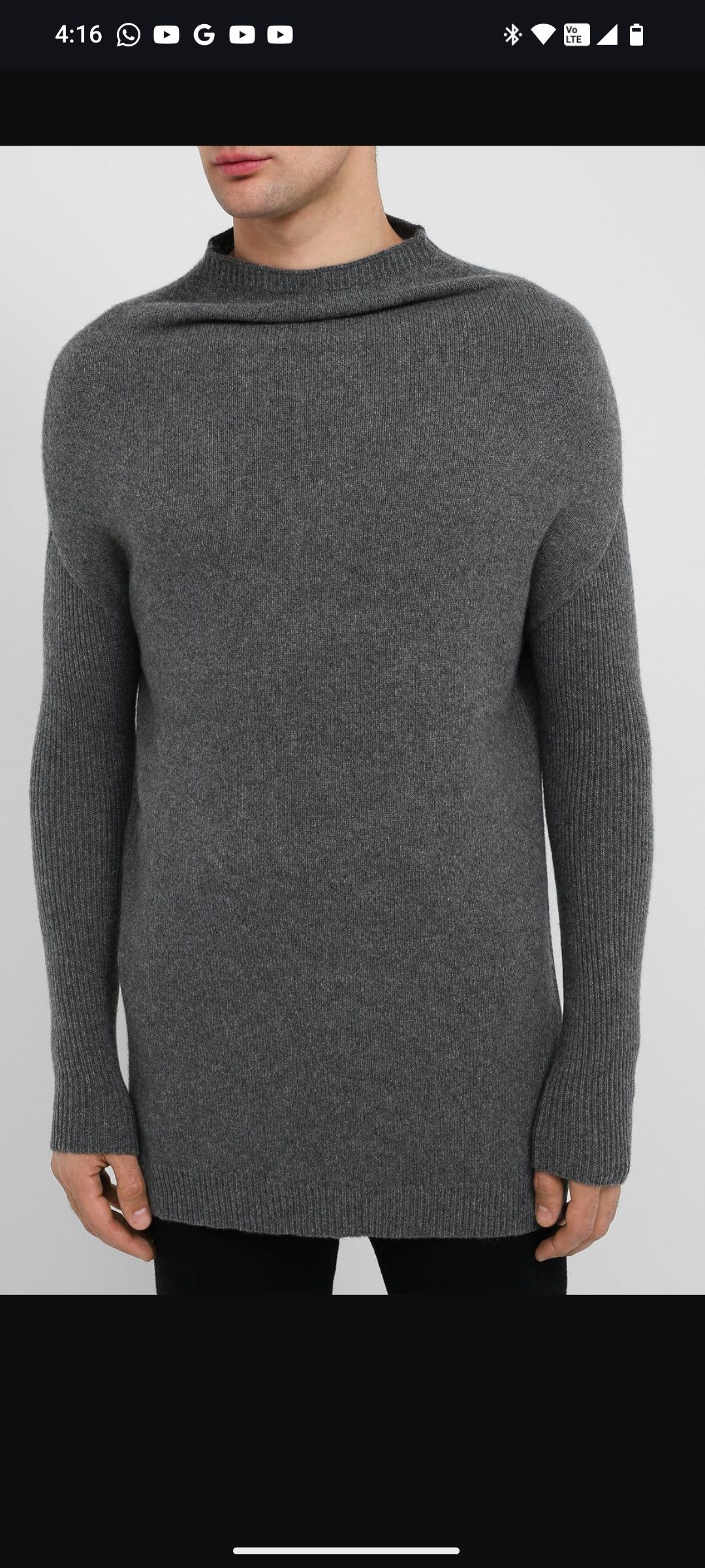 Rick Owens Cashmere sweater pullover Size US L / EU 52-54 / 3 - 5 Thumbnail