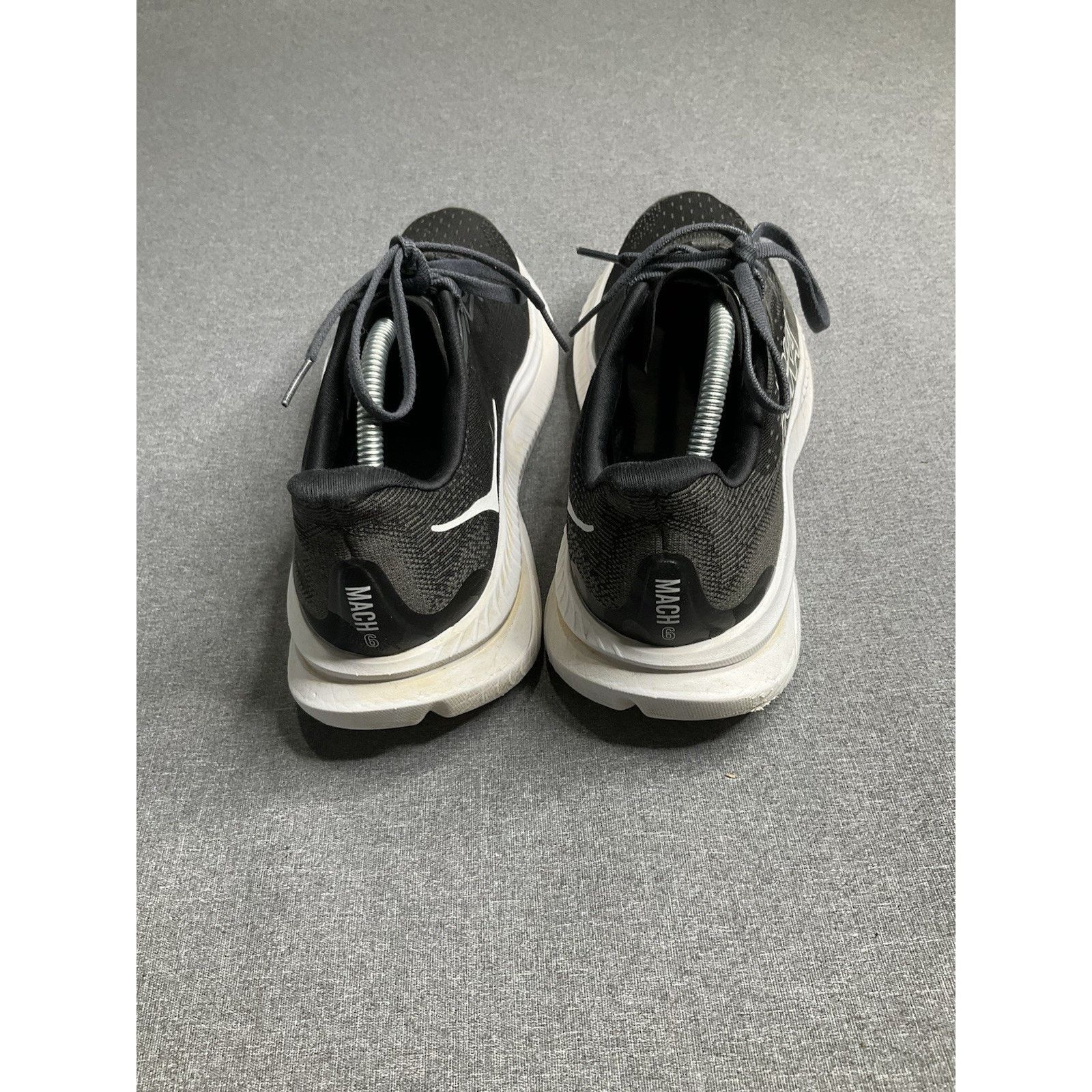 Hoka Hoka One One Men's Mach 6 Black White Size 10.5 Used Size US 10.5 / EU 43-44 - 4 Thumbnail