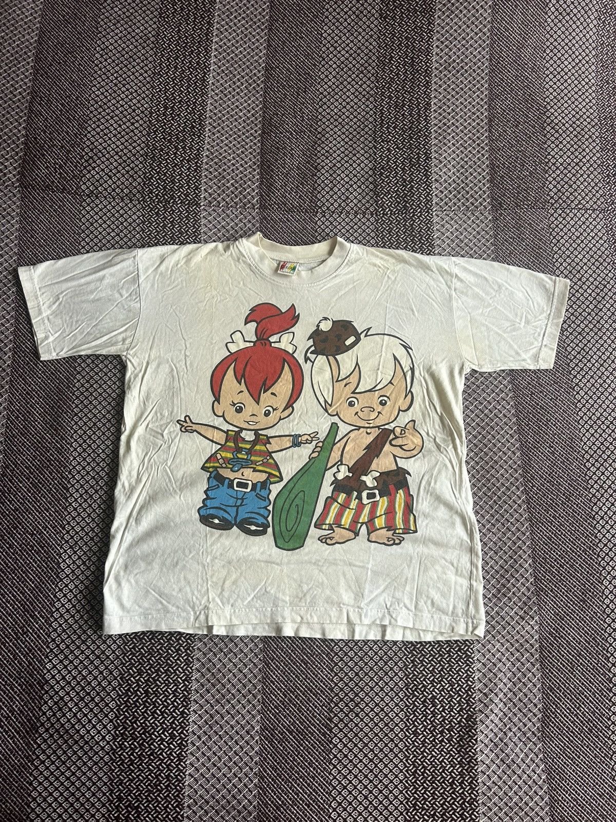 Vintage Vintage 90s FlintStones Tee Single Stitch Streetwear Size M Size US M / EU 48-50 / 2 - 1 Thumbnail
