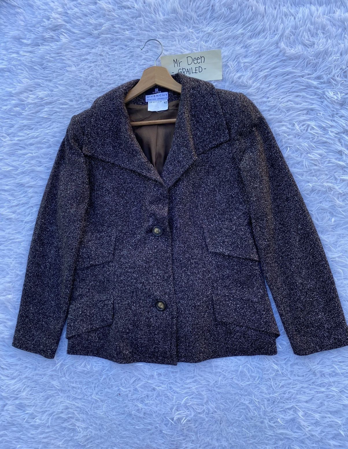 Givenchy Rare Vintage GIVENCHY Wool Jacket Size M / US 6-8 / IT 42-44 - 4 Thumbnail