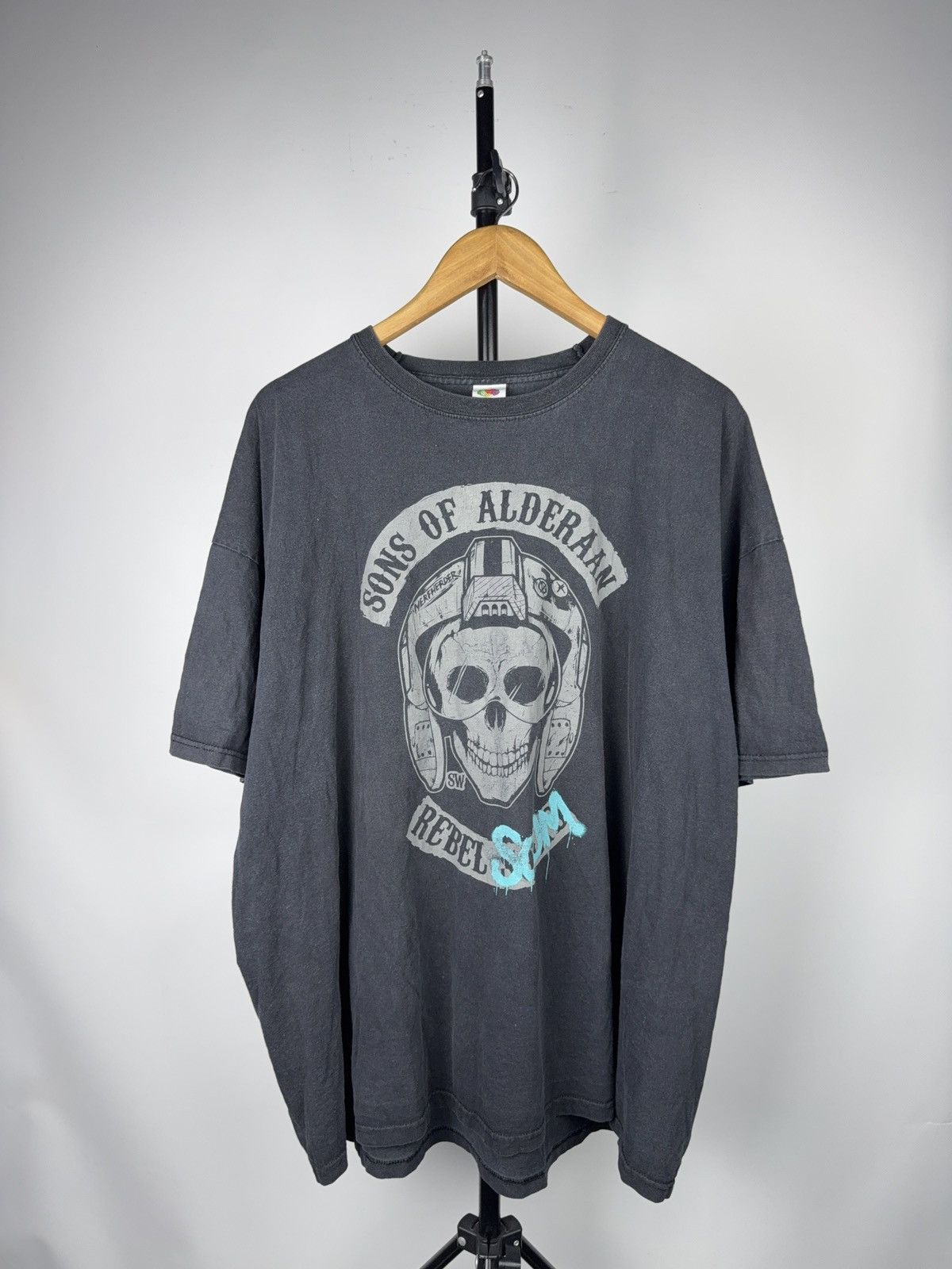 Vintage Star Wars Sons of Alderaan Rebel Scum T-Shirt Size US XXL / EU 58 / 5 - 1 Thumbnail