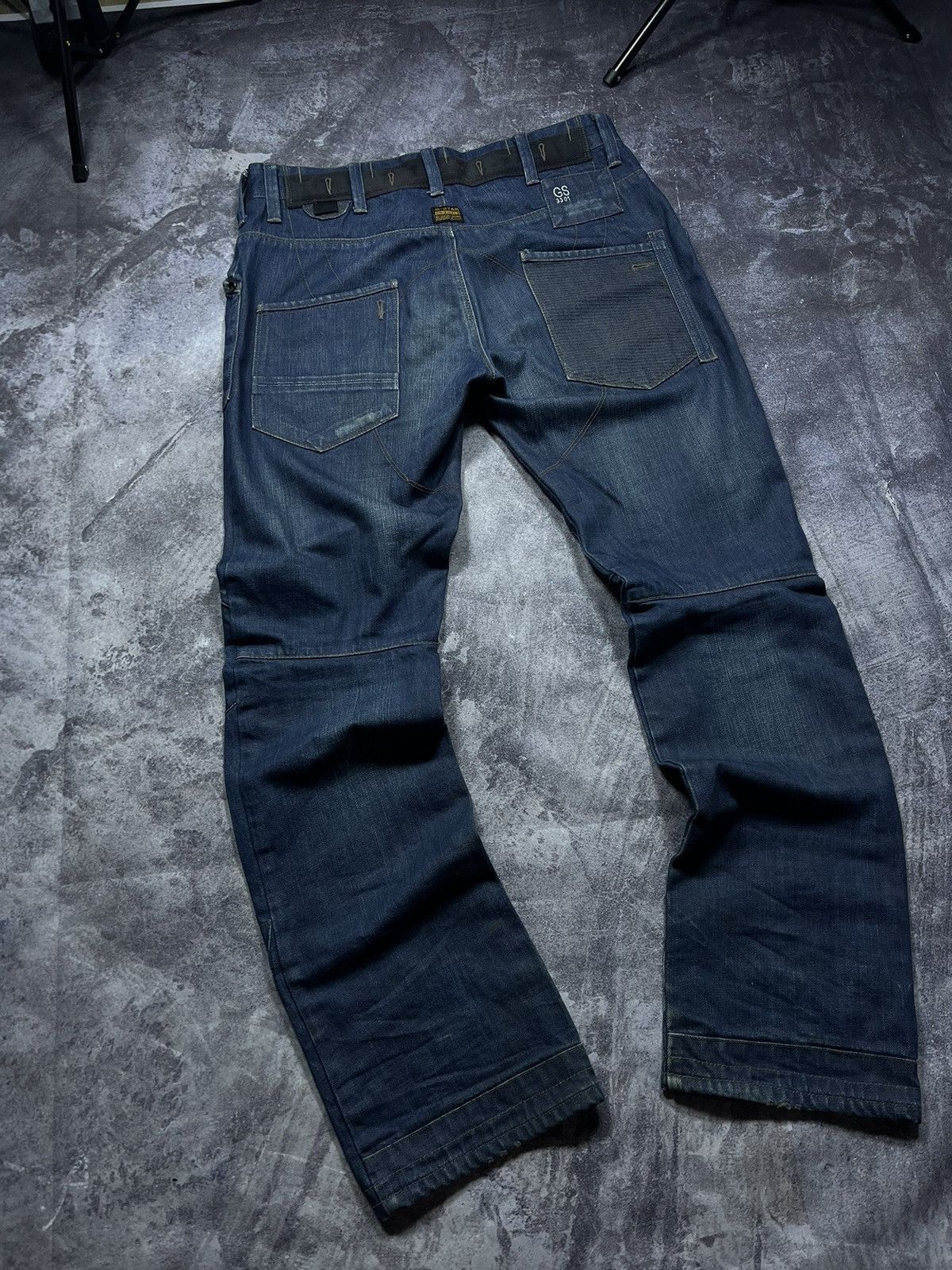 G-Star G-Star RAW Jeans Denim Vintage Streetwear Y2K Big Logo Size US 33 - 7 Thumbnail