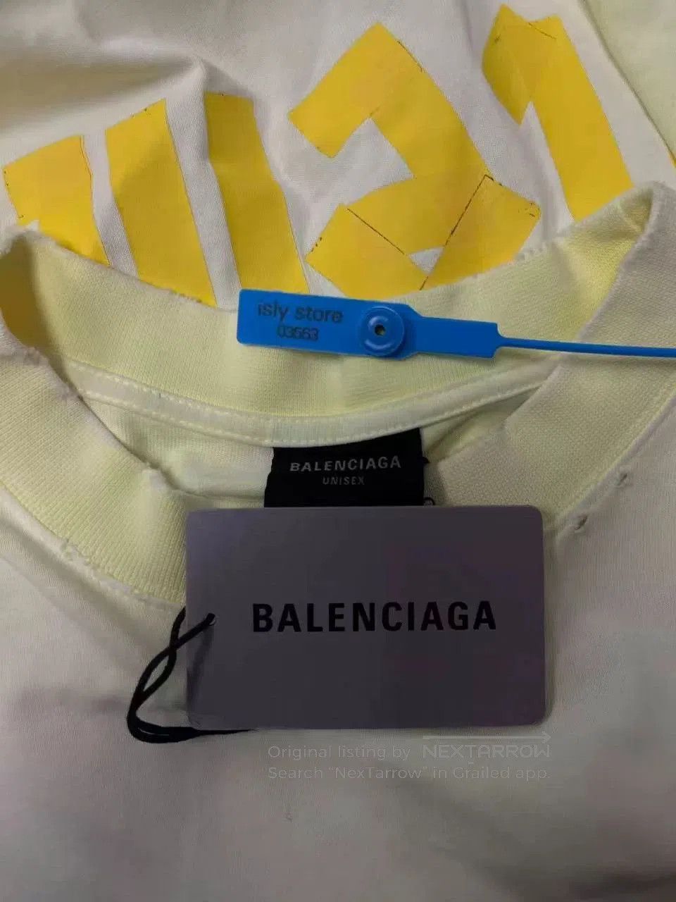 Balenciaga Balenciaga Logo Print Crewneck Short Sleeve T-Shirt. Size US M / EU 48-50 / 2 - 5 Thumbnail