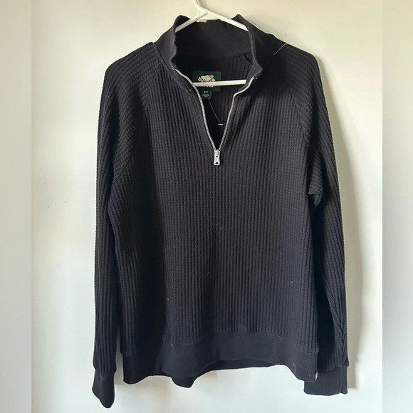 Roots Roots Waffleknit Quarter Zip Sweater Size S / US 4 / IT 40 - 1 Thumbnail