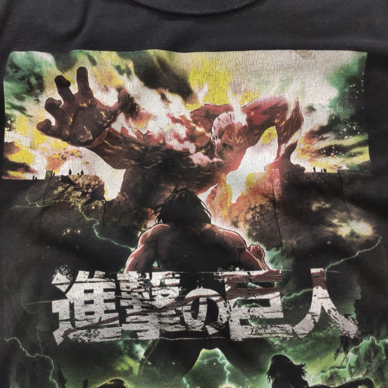 Vintage ATTACK ON TITAN SEASON 2 SHIRT Size US M / EU 48-50 / 2 - 4 Thumbnail