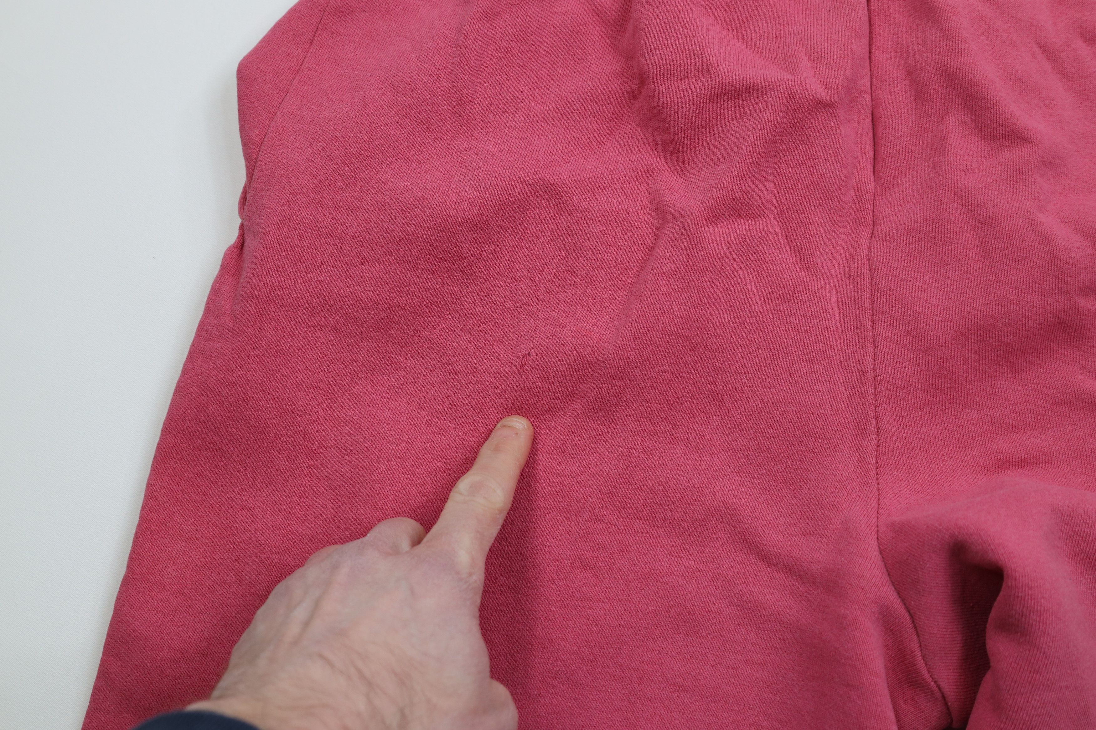 Vintage Vintage 90s Streetwear Blank Tapered Leg Sweatpants Pink USA Size 31" - 16 Thumbnail