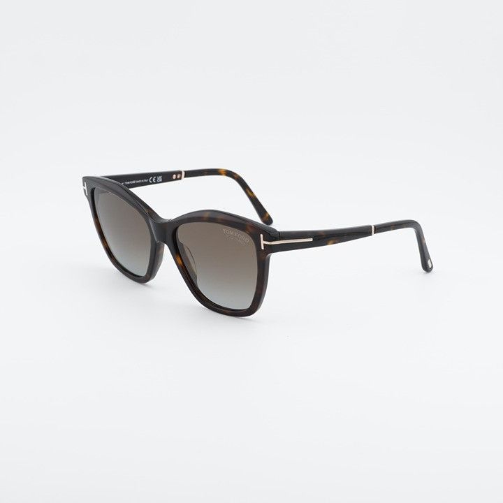 Tom Ford Lucia FT1087 52H Cat Eye Sunglasses – Havana / Brown Tom Ford FT1087 LUCIA Square Sunglasses | EyeOns.com main image 2