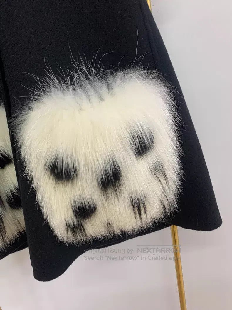 Fendi Fendi Black Wool and Fox Fur Vest Size XS / US 0-2 / IT 36-38 - 2 Thumbnail