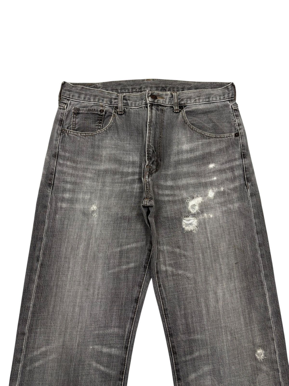 Hysteric Glamour Vintage Villand Faded Black Japanese Style Distressed Denim Size US 33 - 5 Thumbnail