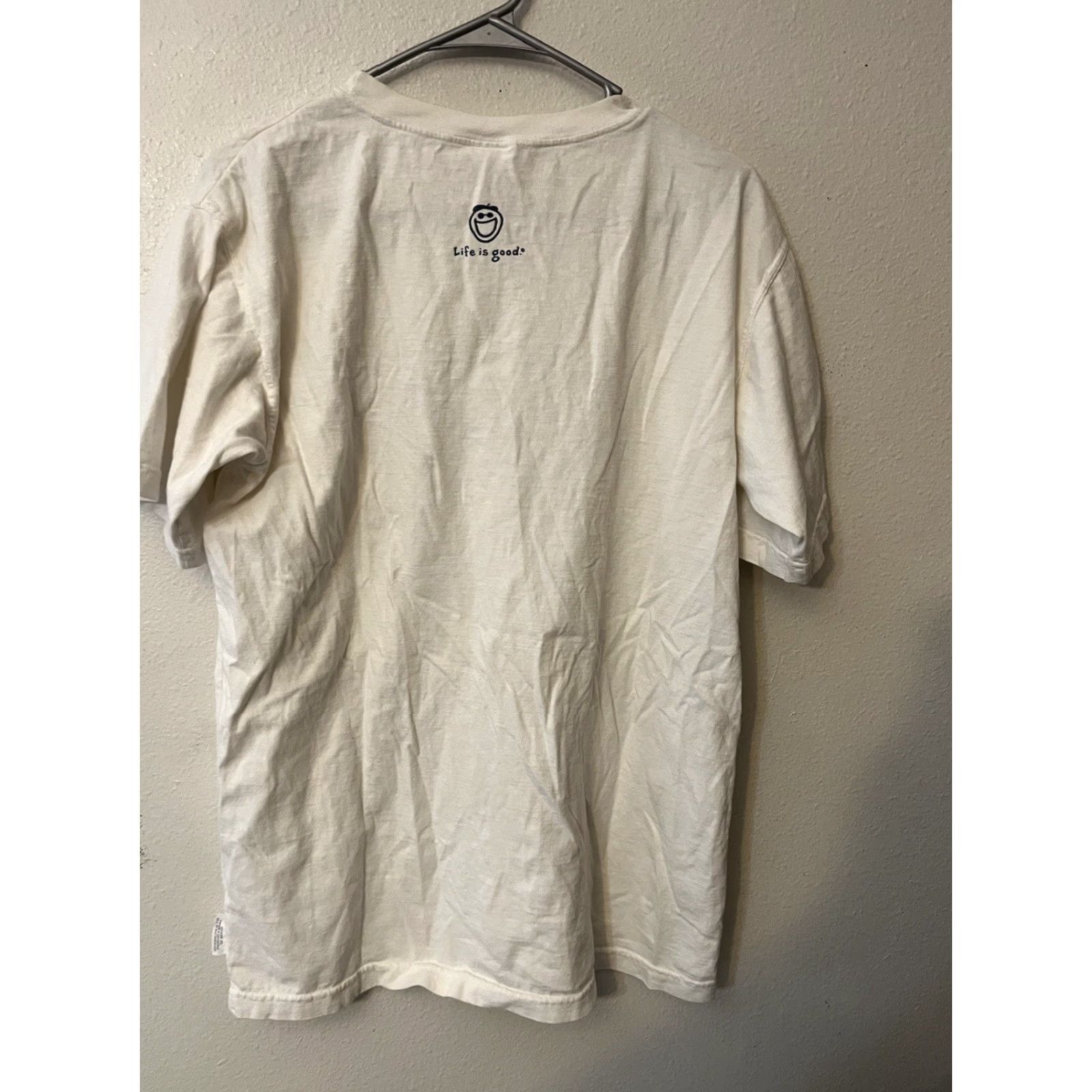 Life is Good Life is Good Shirt Men Medium White Tee Outdoor Sport Golf Clubs Size US M / EU 48-50 / 2 - 2 Thumbnail
