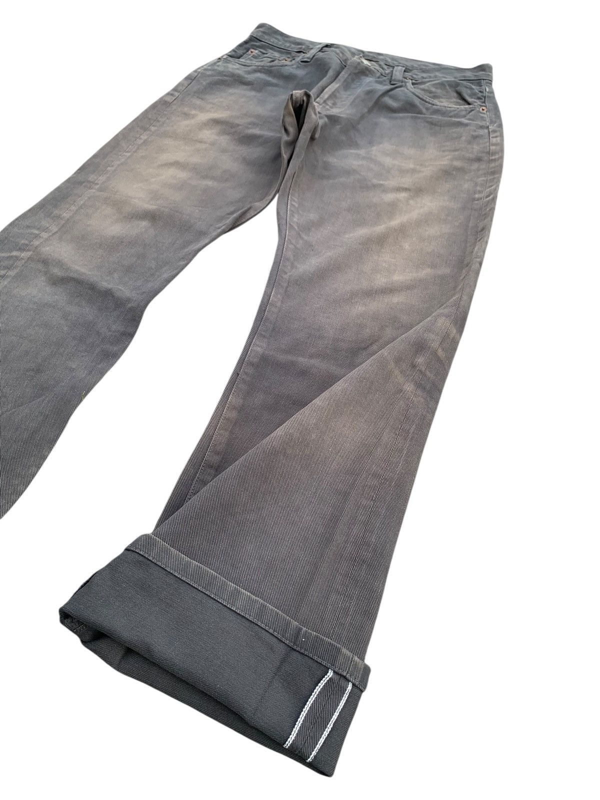 Johnbull VINTAGE JOHNBULL SELVEDGE SUNFADED JAPANESE DISTRESSED DENIM Size US 30 / EU 46 - 5 Thumbnail