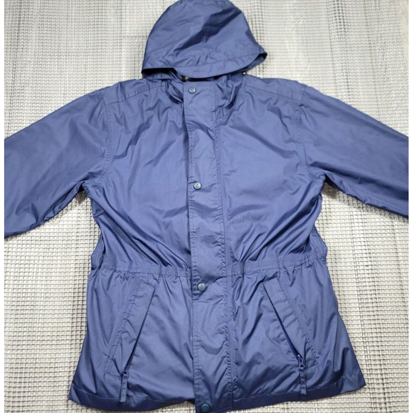 CO Outback Trading Co Pak-A-Roo Parka Hooded XS Blue Waterproof 2405 Parka Men XS Blue Waterproof Parka Size US XS / EU 42 / 0 - 4 Thumbnail