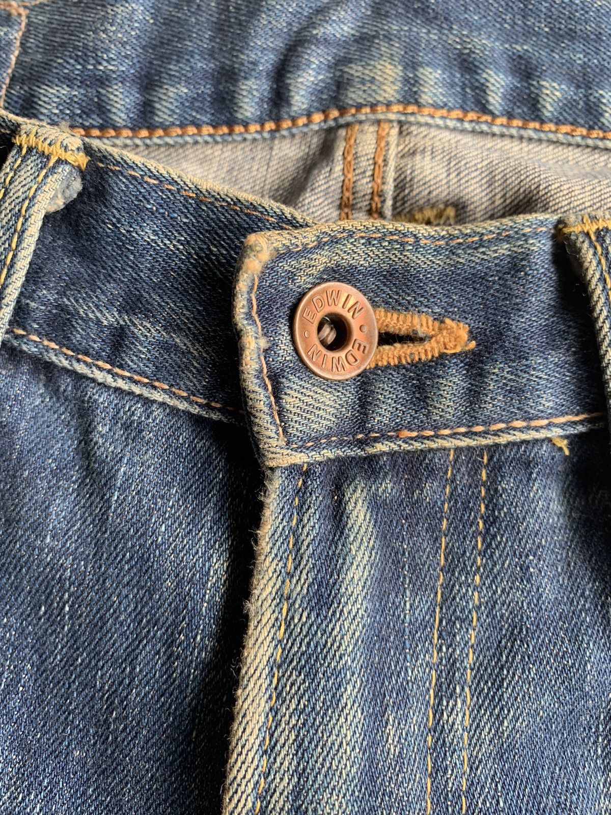 Edwin × Kapital × Vintage VINTAGE EDWIN 505X SELVEDGE JAPANESE DISTRESSED DENIM Size US 29 - 13 Thumbnail