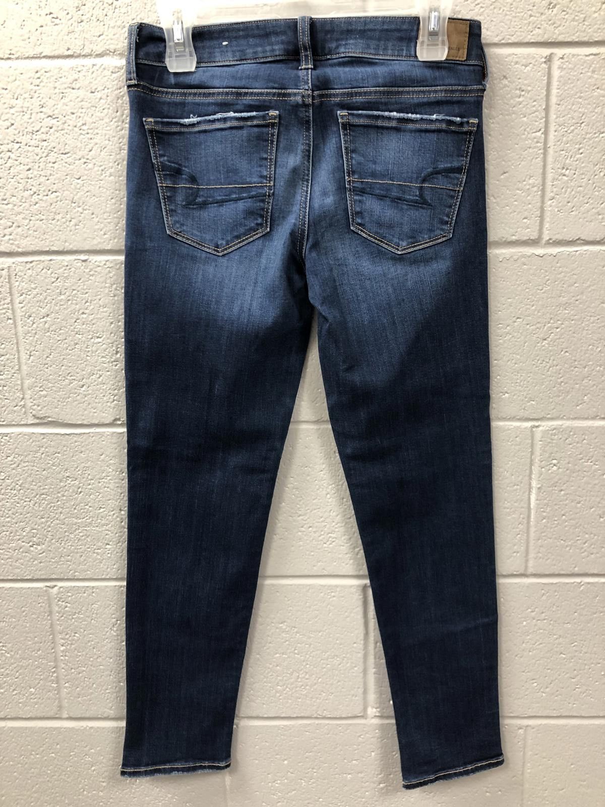 Designer American Eagle Super Stretch Slim Fit Jeans Size 26" / US 2 / IT 38 - 4 Thumbnail