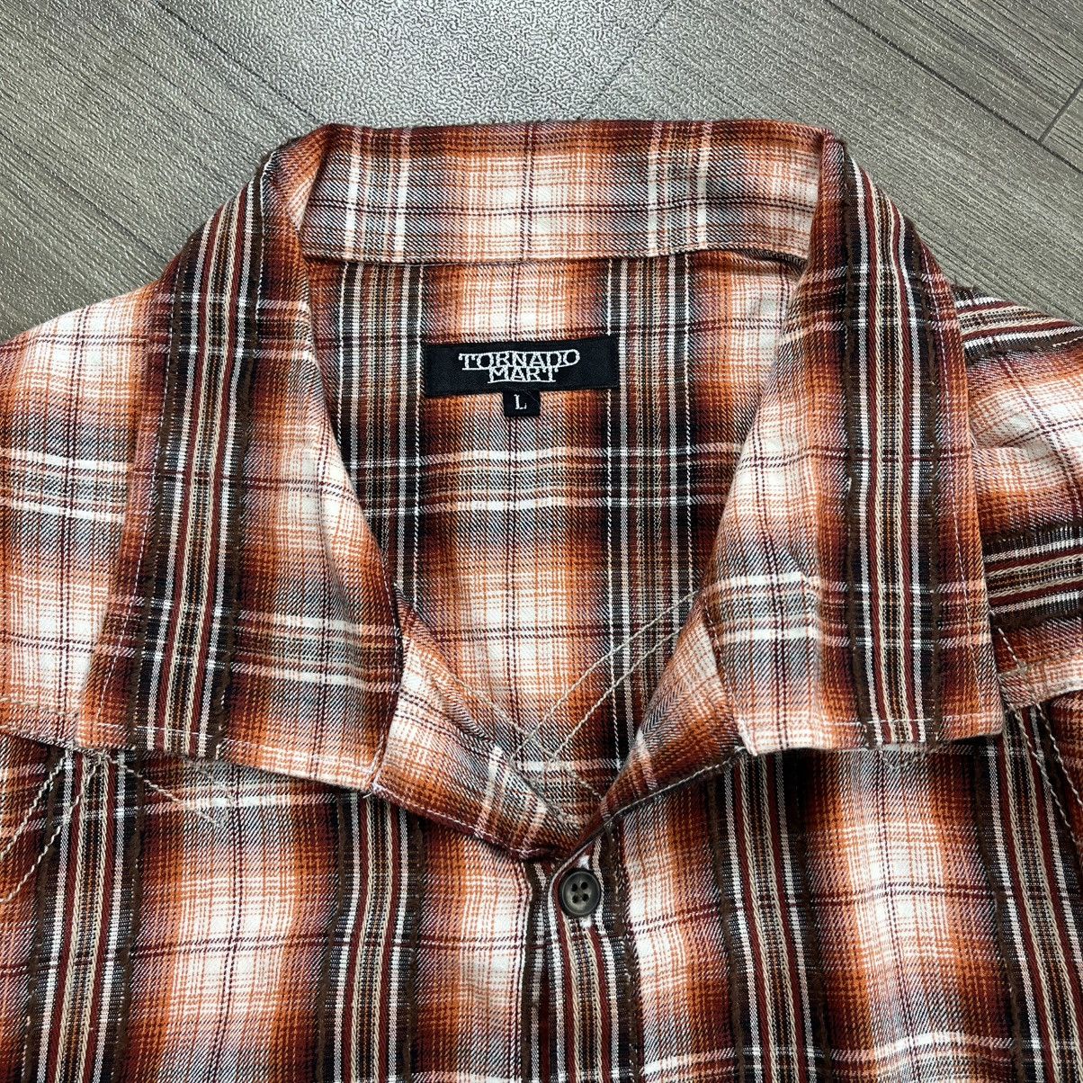 Tornado Mart 2000s Tornado Mart Japan Plaid Pattern Button Up Shirt Size US M / EU 48-50 / 2 - 4 Thumbnail