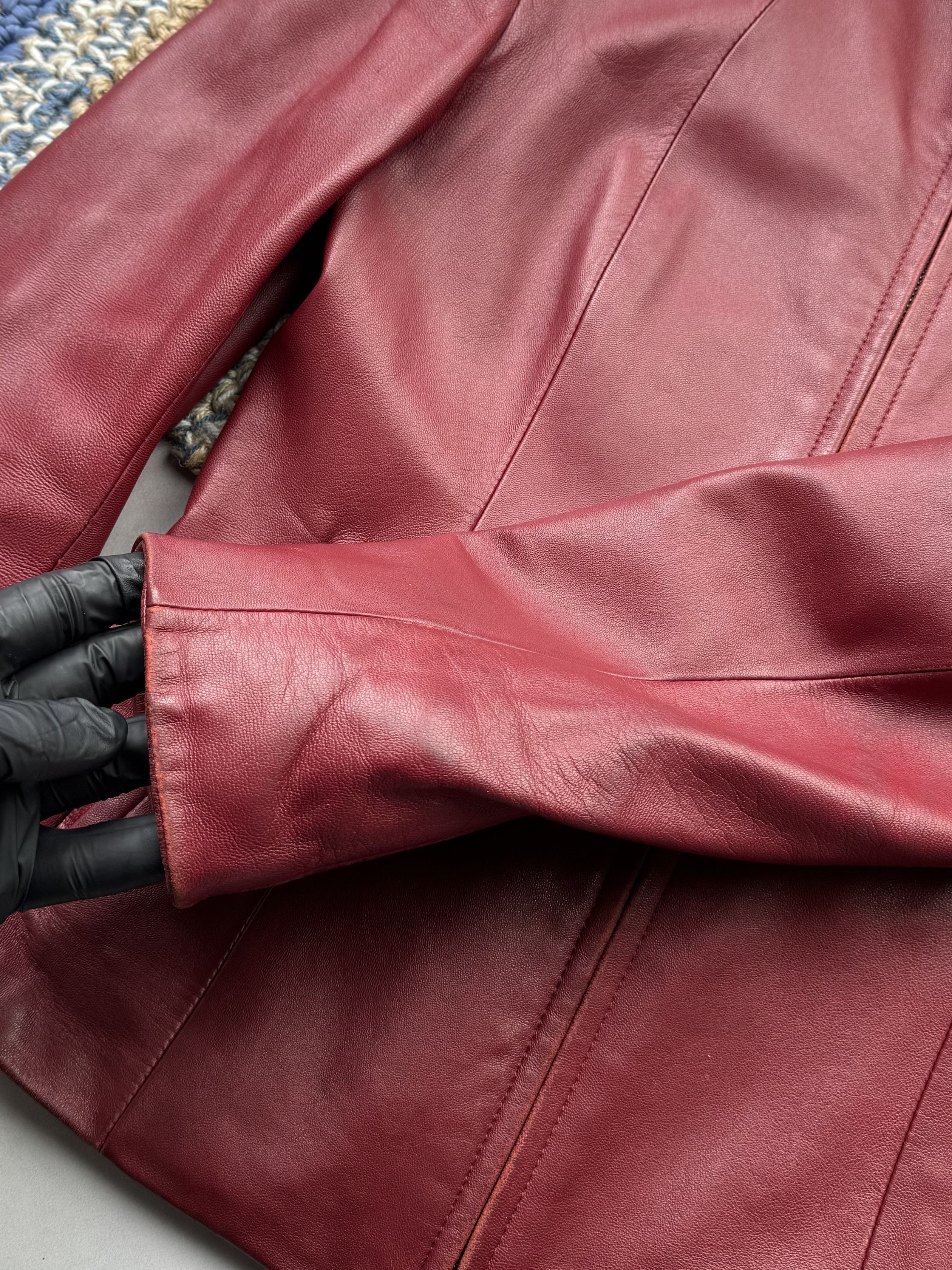 Vintage Vintage Cropped Leather Jacket Size S / US 4 / IT 40 - 6 Thumbnail