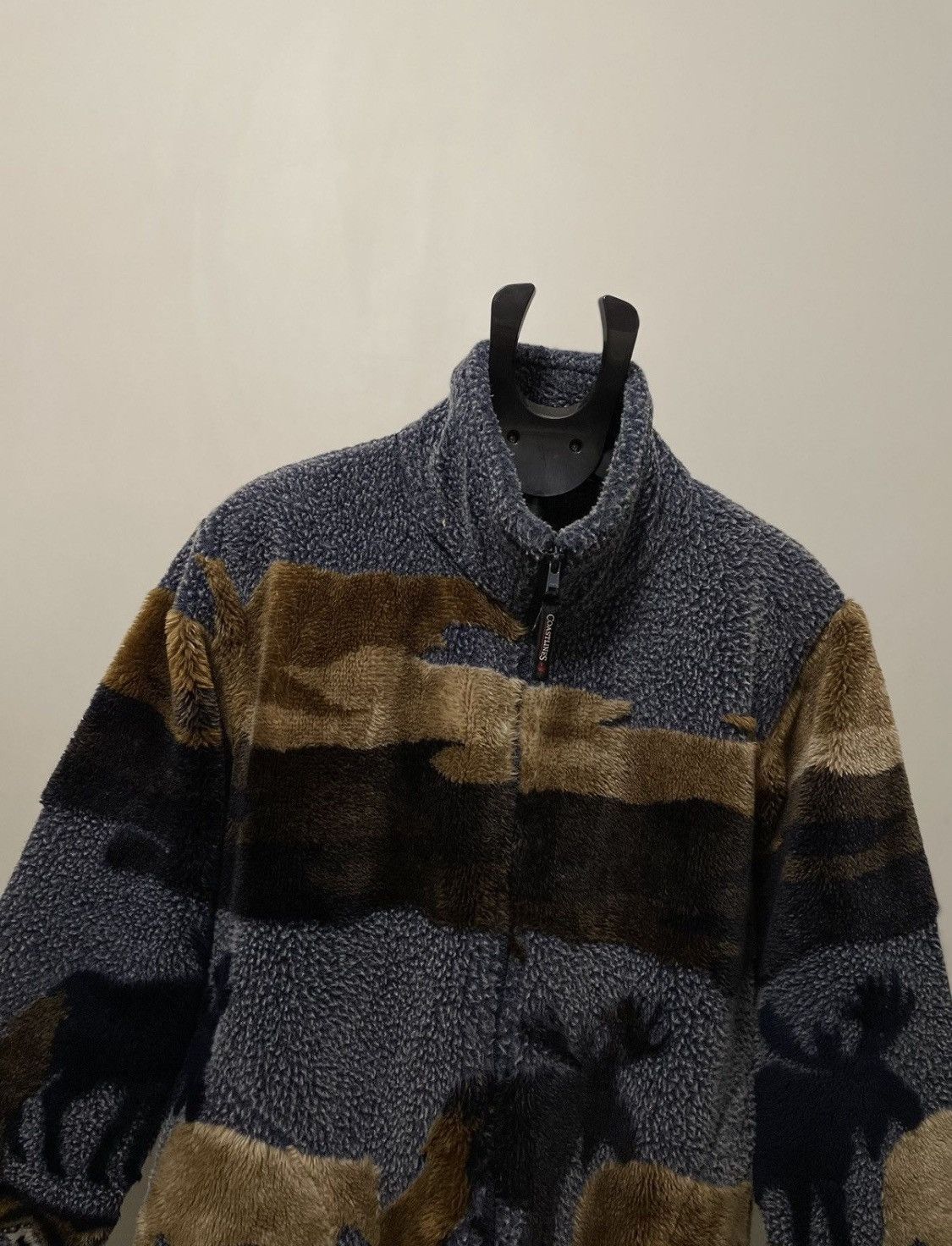 The Mountain × Vintage Vintage Animal All Over Printed Fleece Jacket Medium Size US M / EU 48-50 / 2 - 2 Thumbnail