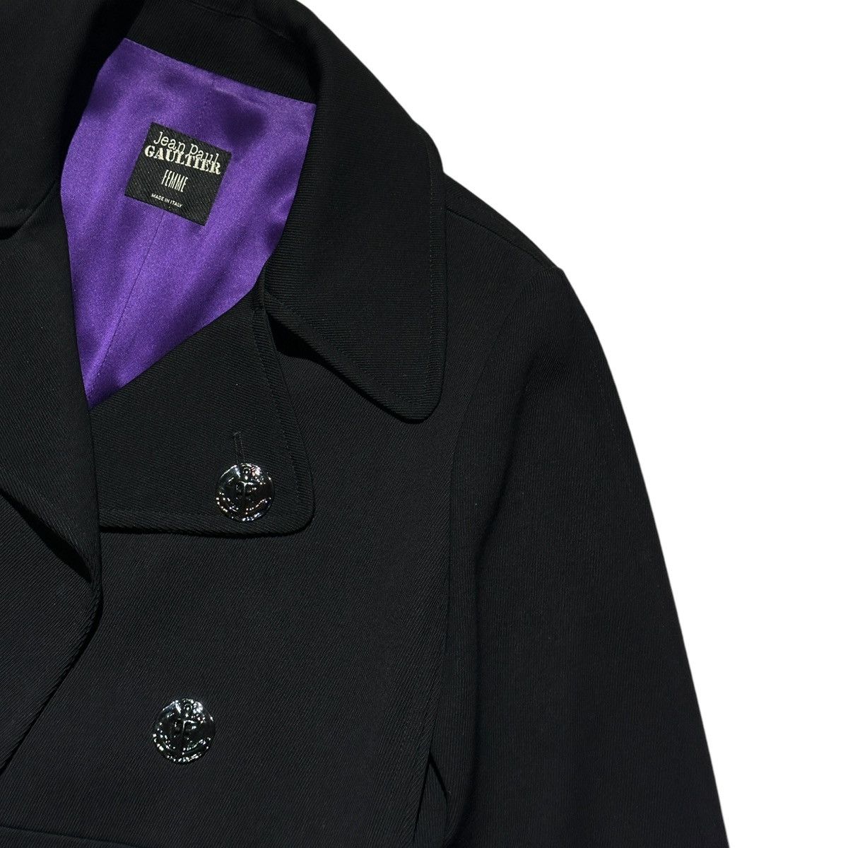 Jean Paul Gaultier Silk lined double breast trench coat Size US M / EU 48-50 / 2 - 2 Thumbnail