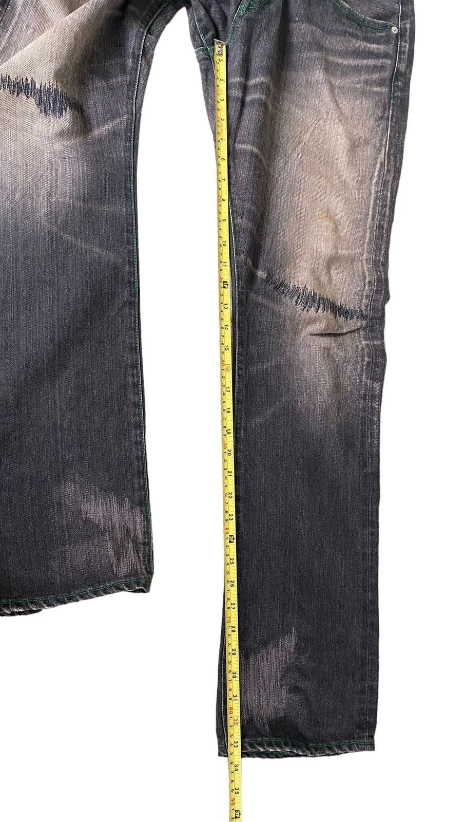 Swagger Vintage SWAGGER Distressed Heather Black W34” Size US 34 / EU 50 - 25 Thumbnail