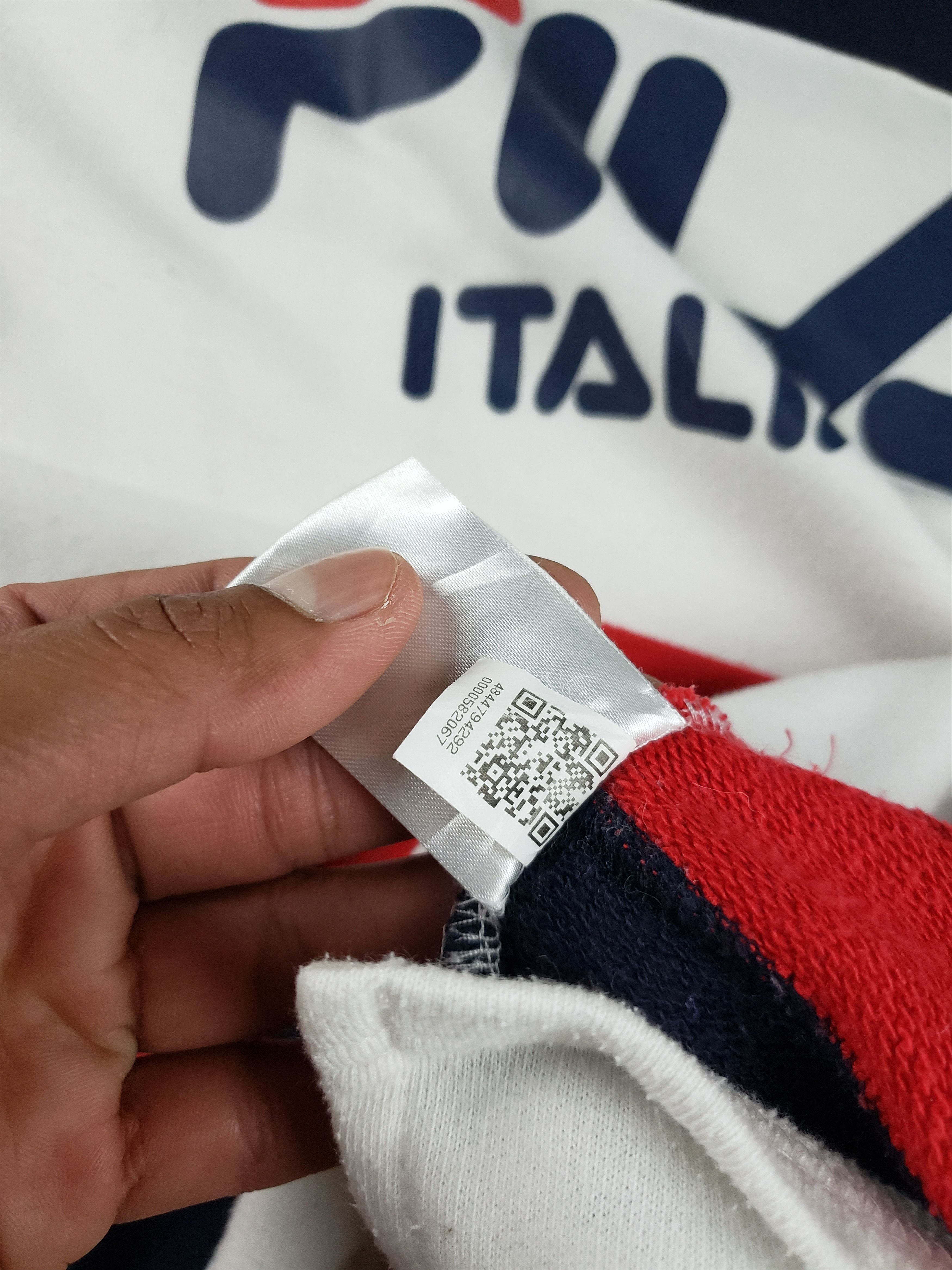 Fila × Vintage × Vision Streetwear Vintage Fila Italia Connecting Fabric Size US L / EU 52-54 / 3 - 9 Thumbnail