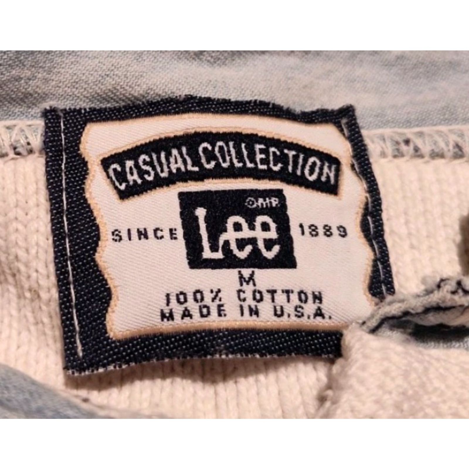 Lee Vintage Yes Lee Sweater Mens M Made In USA Heavyweight Collared Louie's Backyard TX Size US M / EU 48-50 / 2 - 7 Thumbnail