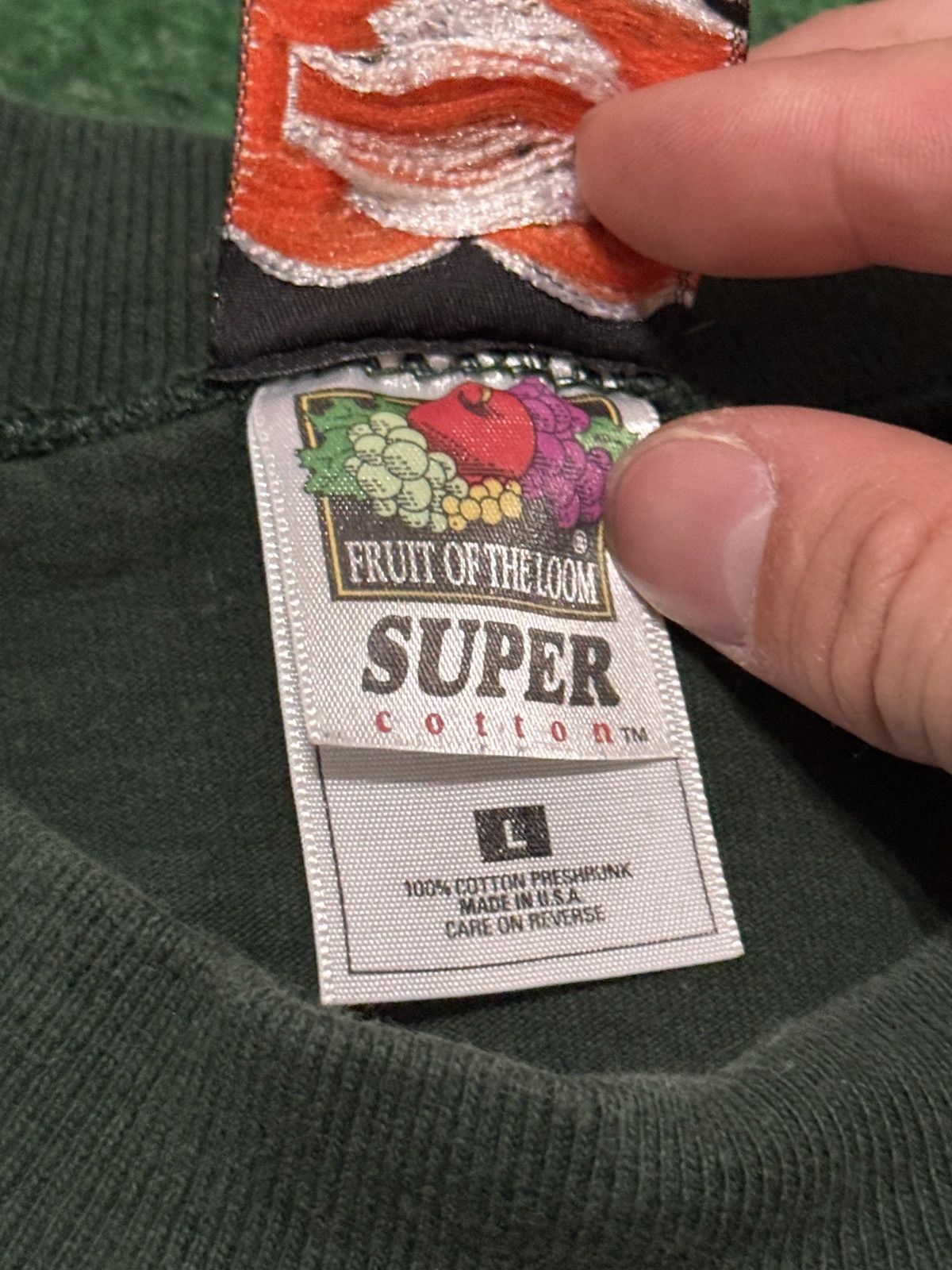 Harley Davidson Harley Davidson Green Embroidered Biker Large 90s T Shirt Size US L / EU 52-54 / 3 - 4 Thumbnail