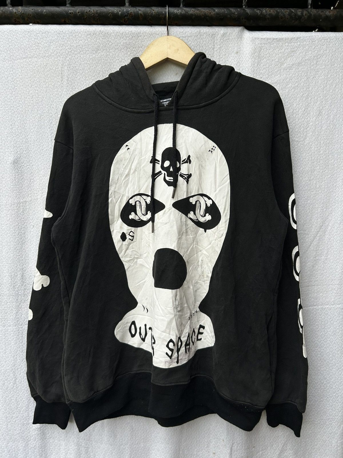 Japanese Brand OuterSpace Japanese Style Skull Archived Hoodie Ifsixwasnine Size US L / EU 52-54 / 3 - 1 Thumbnail