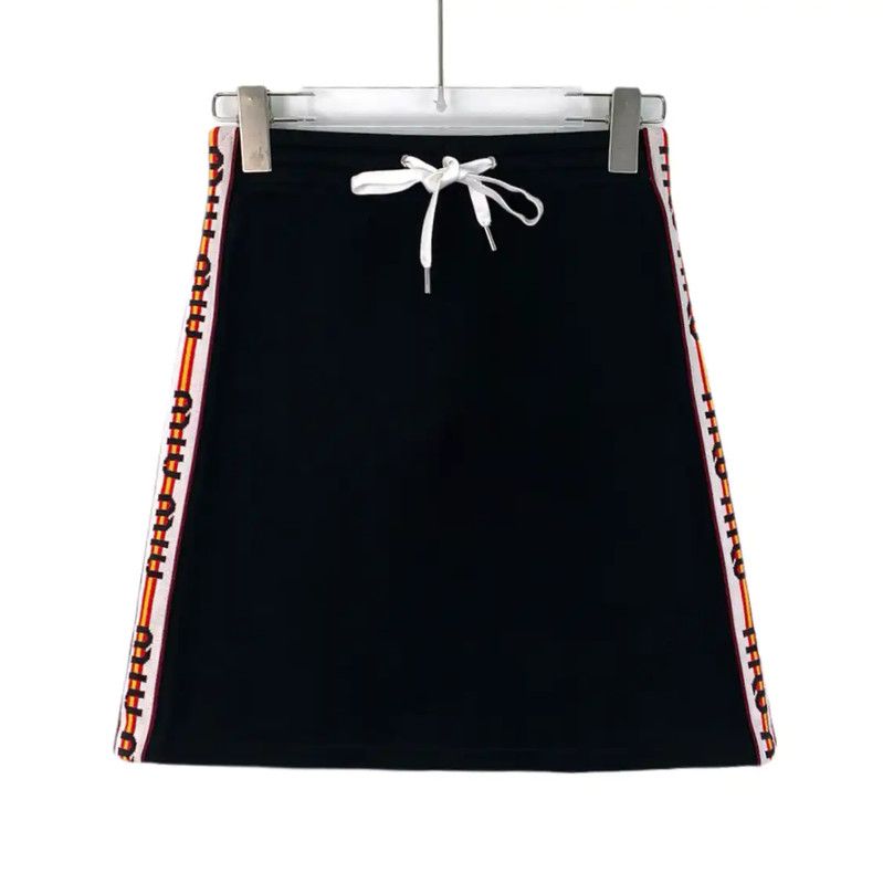 Miu Miu Miu Miu Black Cotton Midi Skirt 0089 Size 23" - 1 Thumbnail