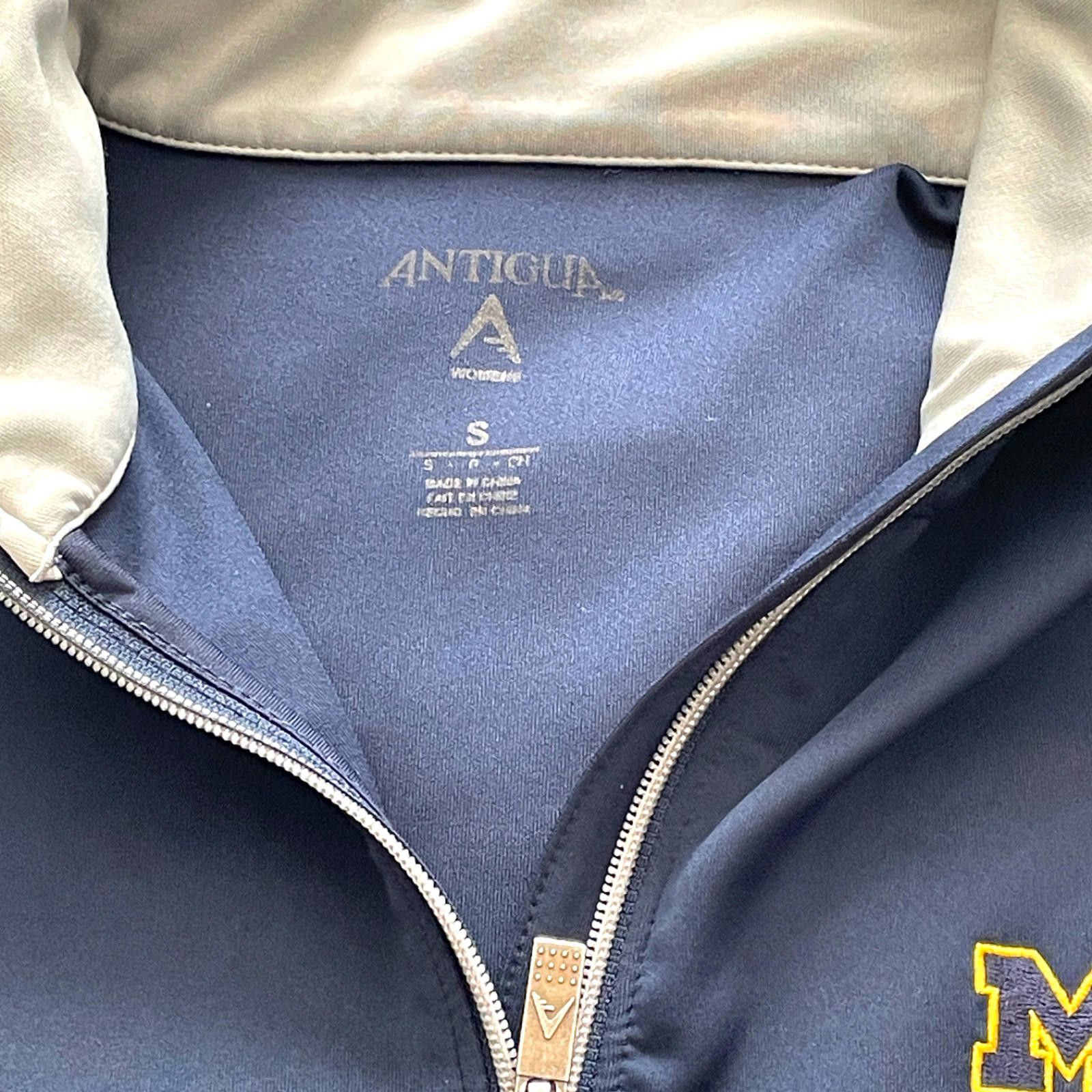 Antigua Women’s Michigan Wolverines Antigua Full Zip Jacket Small Size ONE SIZE - 5 Thumbnail