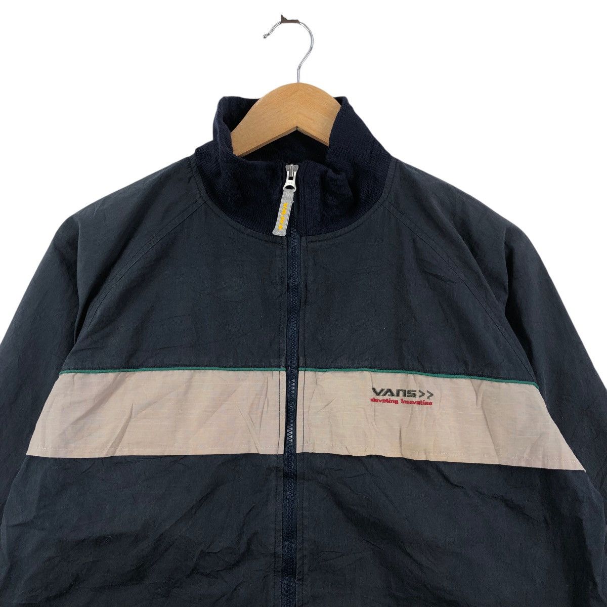 Vans Vintage 90s VANS Windbreaker Jacket Skateboards Size M Size US M / EU 48-50 / 2 - 2 Thumbnail