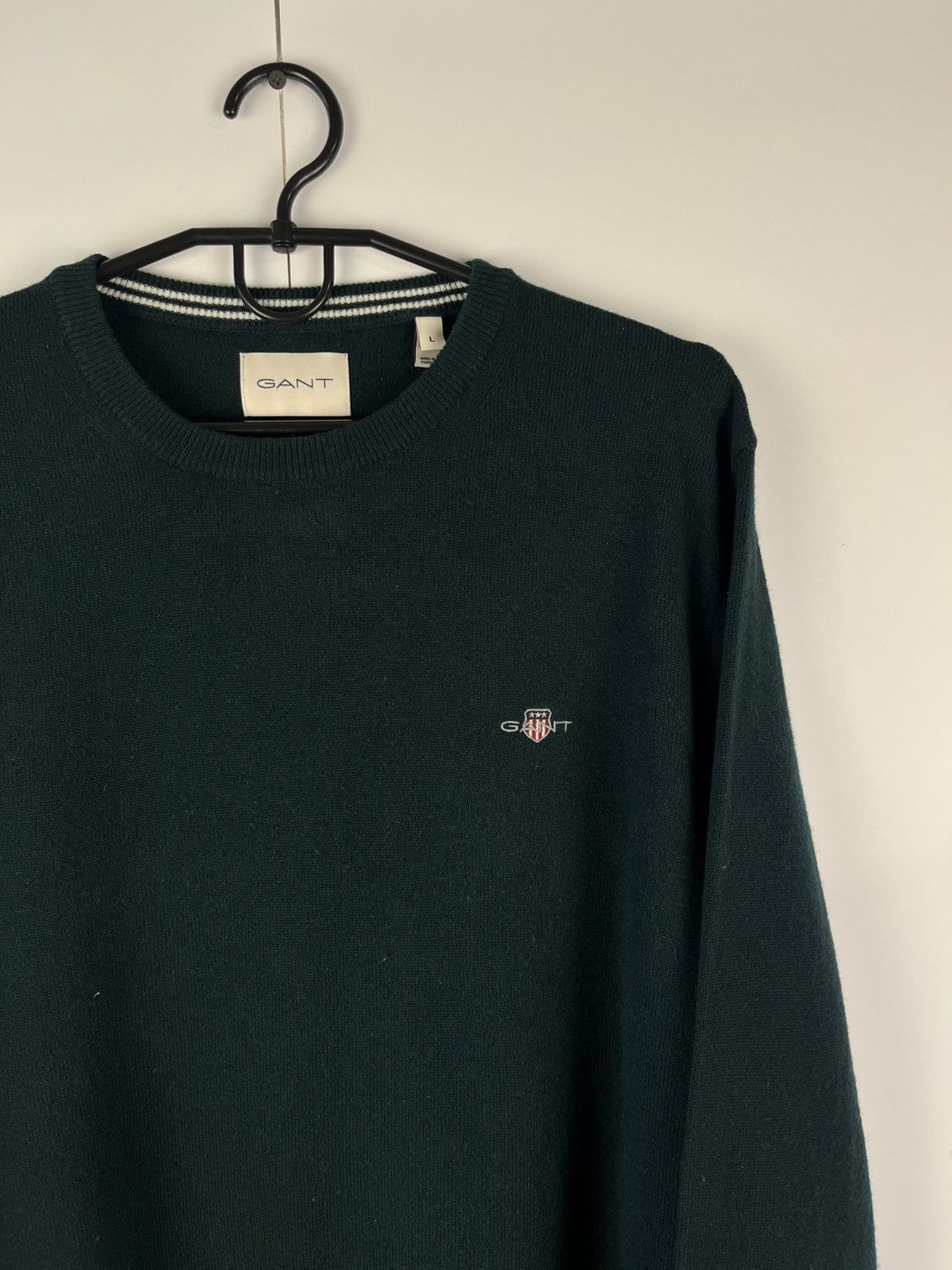 Gant Gant Luxury Classic Lambswool Sweater Jumper Size US L / EU 52-54 / 3 - 3 Thumbnail