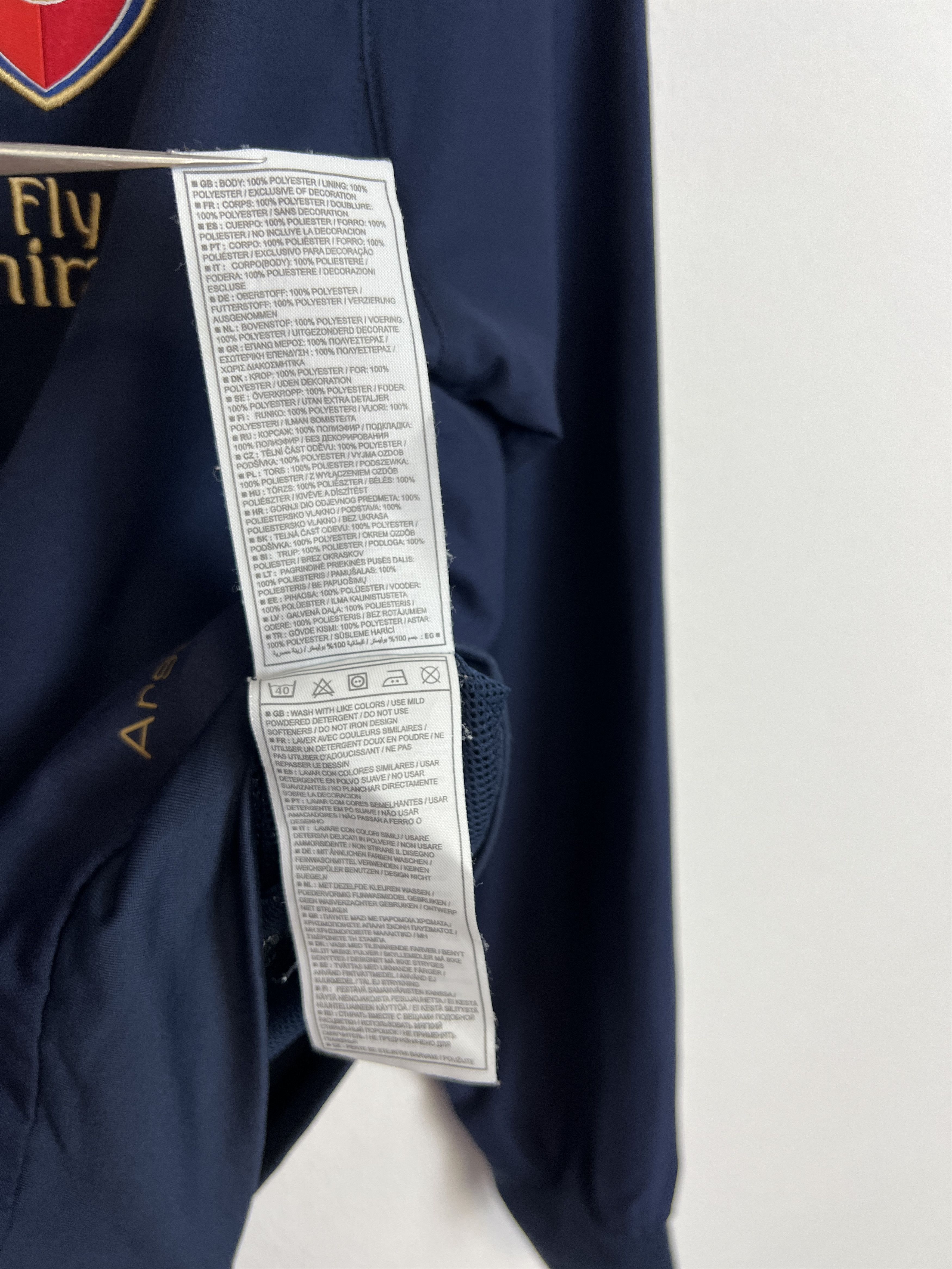 Nike Vintage Nike Arsenal Football Jacket Soccer Track Top Size US S / EU 44-46 / 1 - 11 Thumbnail