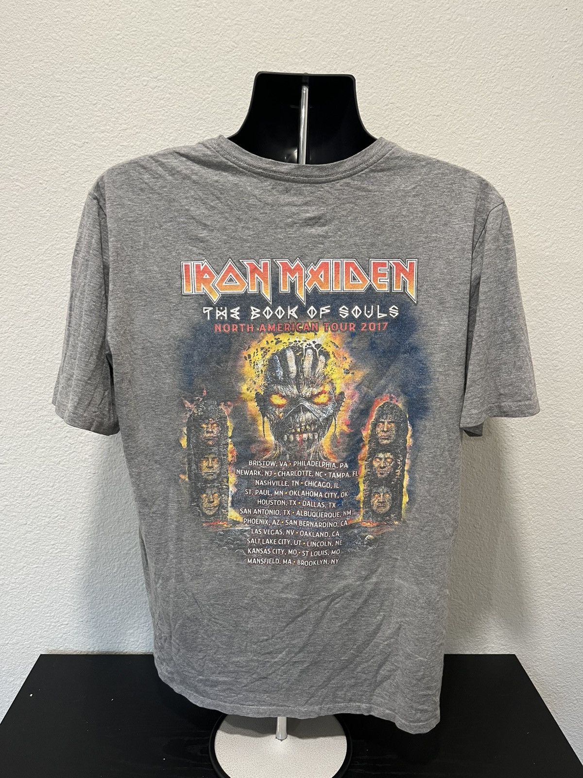 Nike Iron Maiden North American tour shirt Size US XL / EU 56 / 4 - 2 Thumbnail