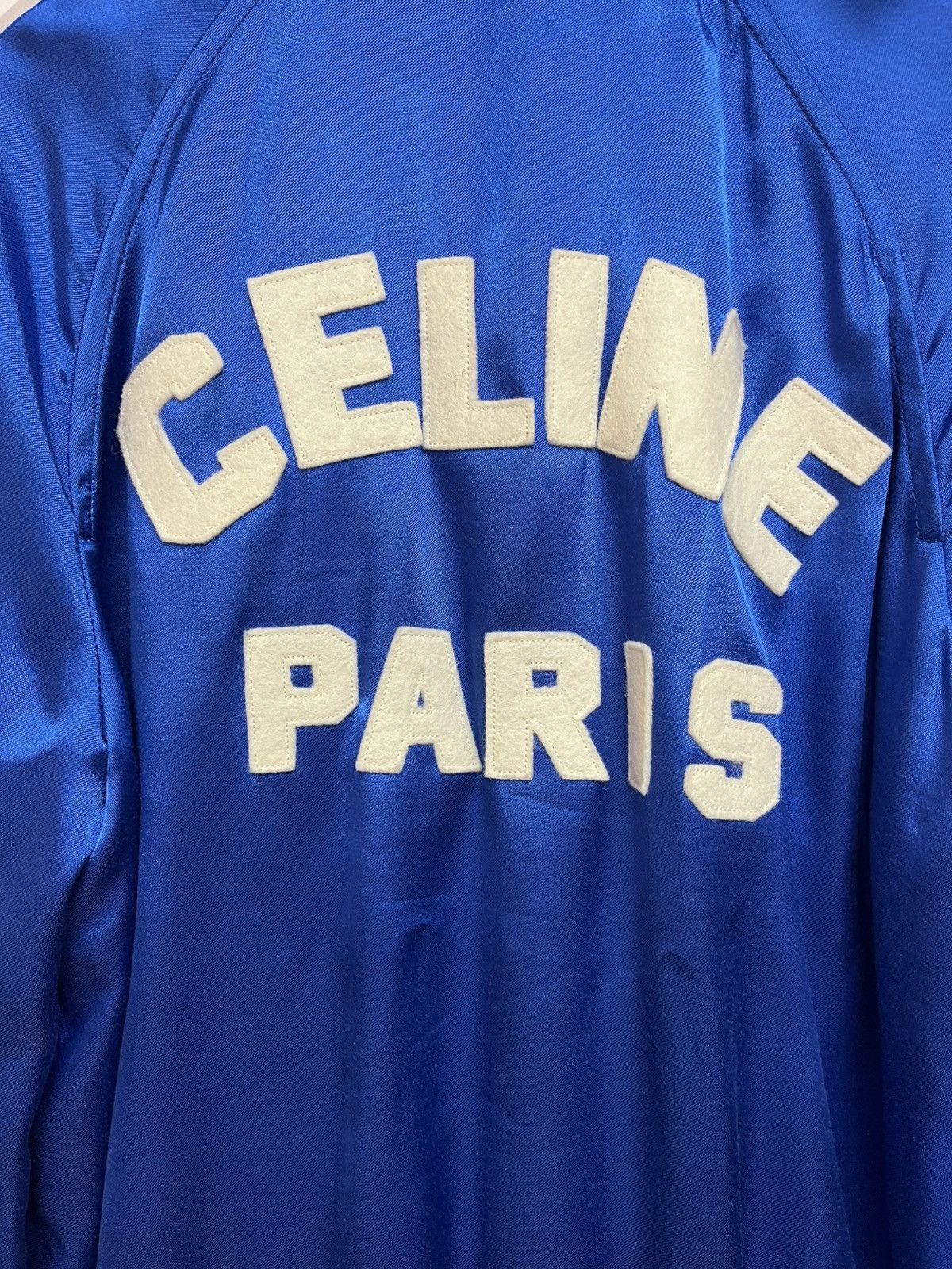 Celine × Hedi Slimane EMBROIDERED TEDDY IN SATIN Size US S / EU 44-46 / 1 - 3 Thumbnail