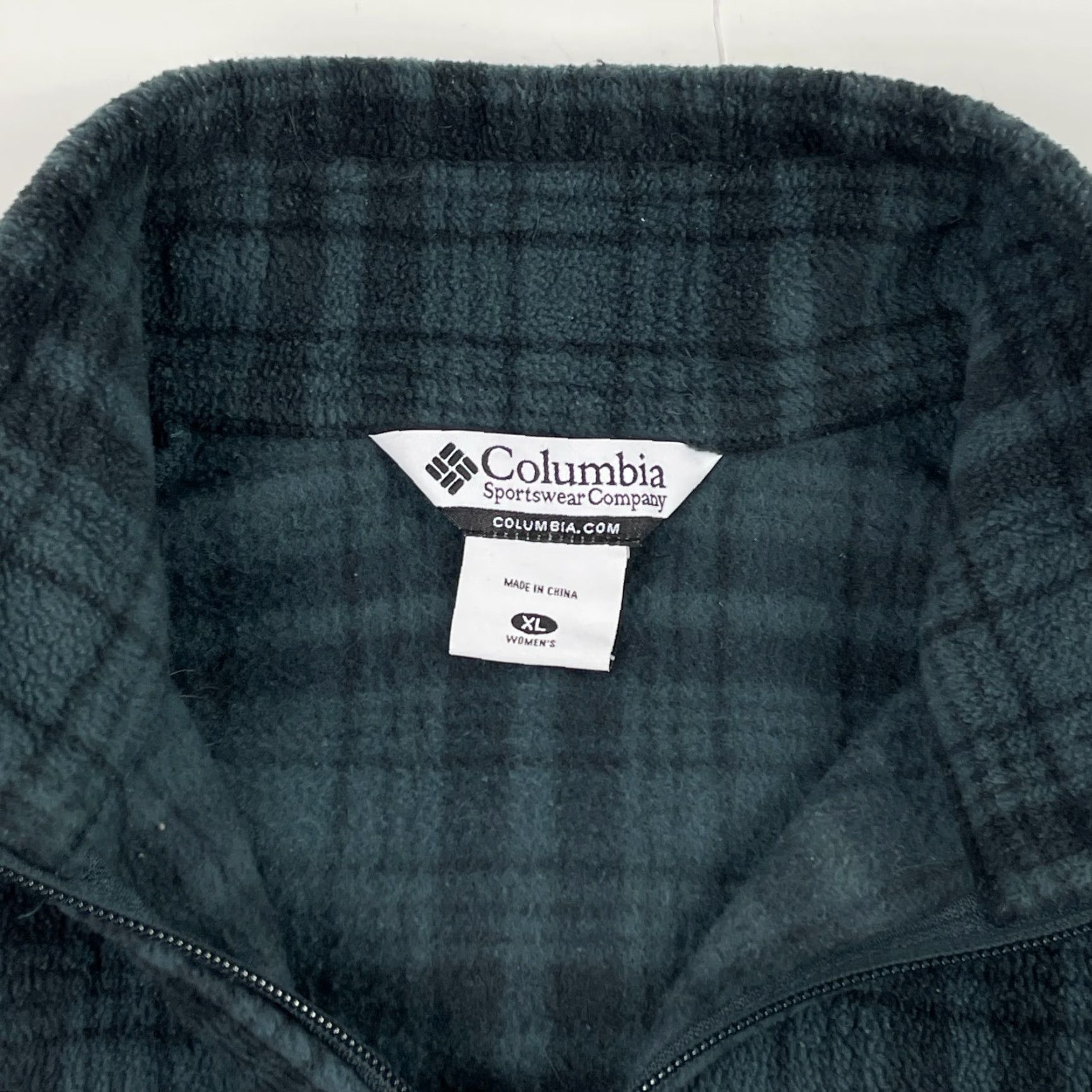Vintage VINTAGE Columbia Jacket Womens XL Green Plaid Fleece Full Zip Skiing Hiking Size XL / US 12-14 / IT 48-50 - 7 Thumbnail