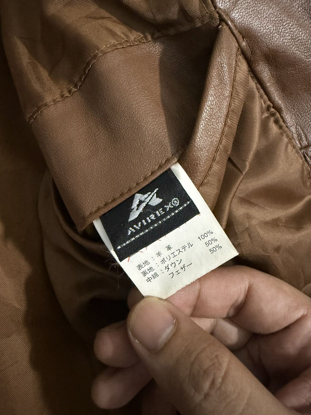 Avirex Avirex usa leather puffer goose down jacket Size US M / EU 48-50 / 2 - 8 Thumbnail