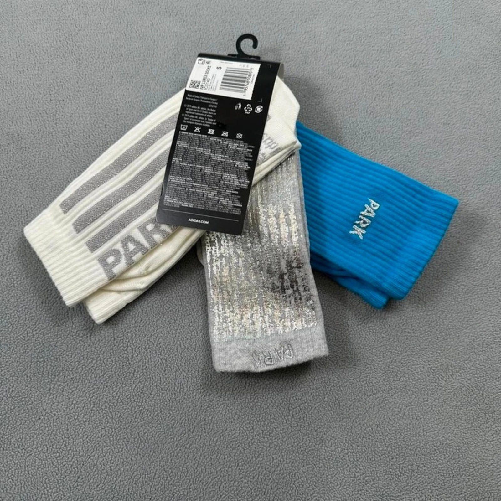 Ivy Park NWT Adidas x Ivy Park Beyonce M Socks 3 Pack Logo Originals Size ONE SIZE - 1 Thumbnail