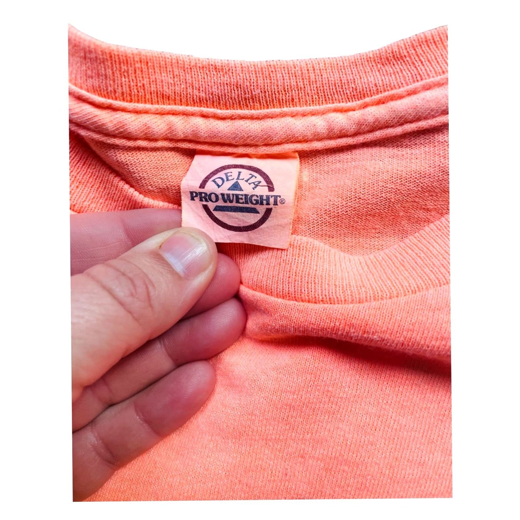 Delta VINTAGE Delta Seagrove Beach Florida Orange Double-Sided Long Sleeve Shirt M Men 90s VTG CI Size US M / EU 48-50 / 2 - 5 Thumbnail