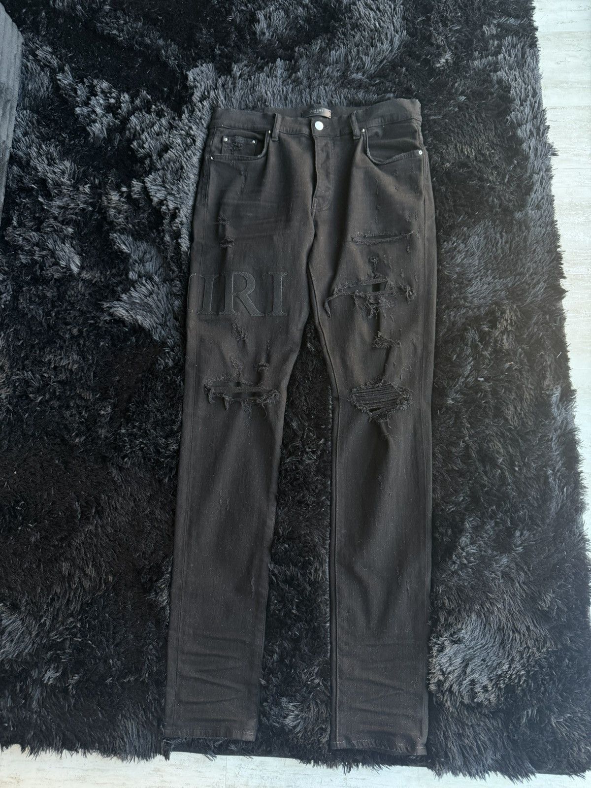 Amiri Amiri Serif Logo Jeans Size US 36 / EU 52 - 1 Thumbnail