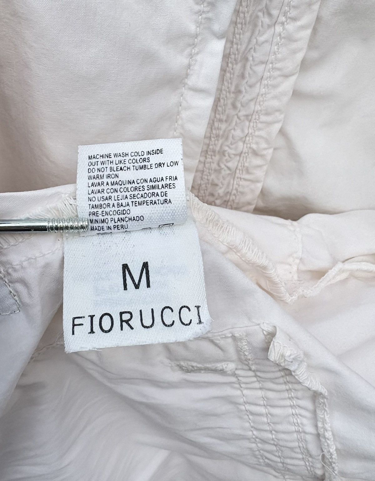 Fiorucci Fiorucci Floral Embroidery White Jacket Size S / US 4 / IT 40 - 11 Thumbnail