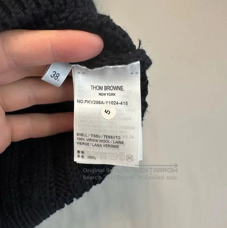 Thom Browne Thom Browne Black Wool Women's Sweater . Size S / US 4 / IT 40 - 5 Thumbnail