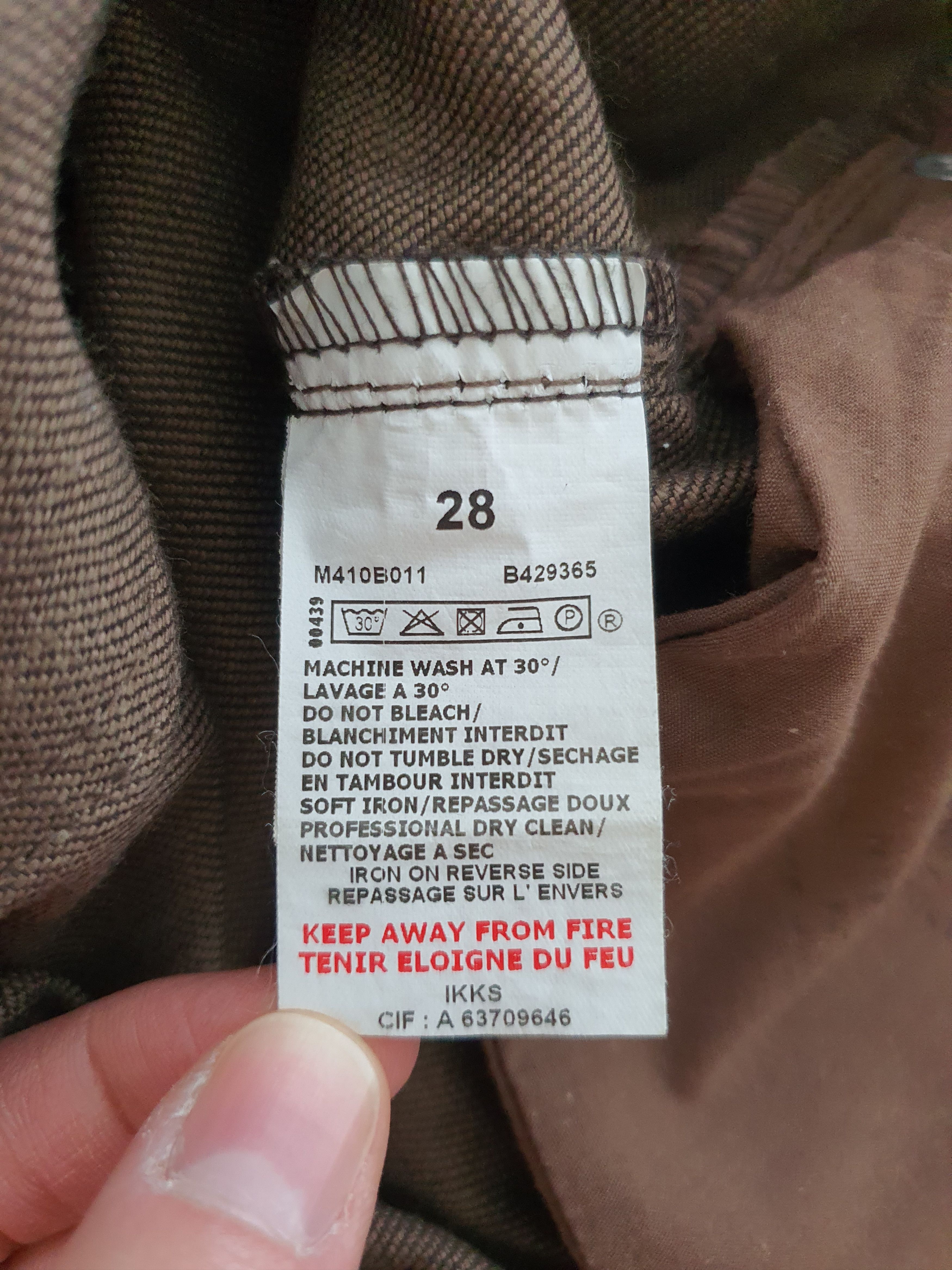 IKKS 0.616 Women's Denim Jeans - Regular Fit - Brown Size 28" / US 6 / IT 42 - 7 Thumbnail
